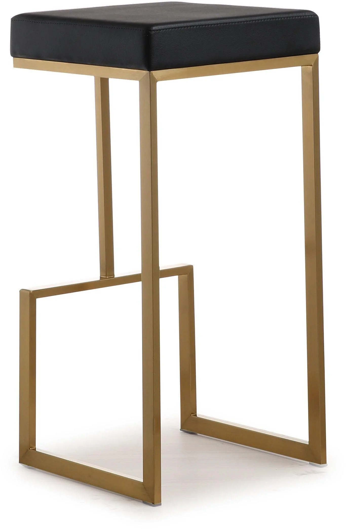 Ferrara Black Gold Steel Barstool (Set of 2) - Image 4