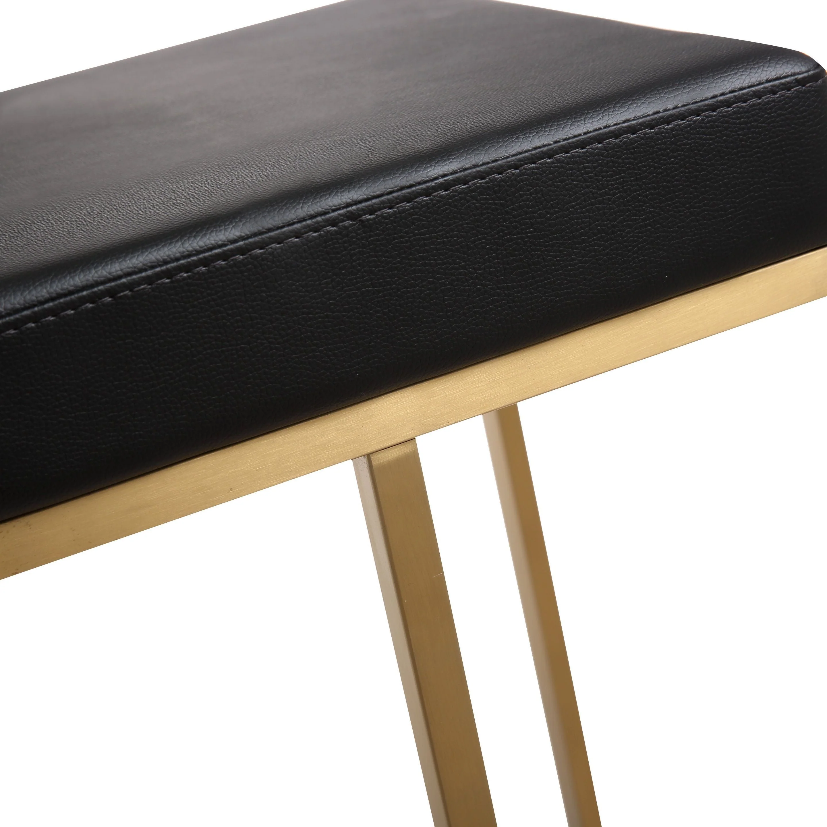 Ferrara Black Gold Steel Barstool (Set of 2) - Image 7