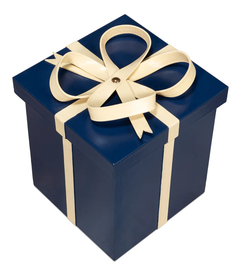 Ferrell Leather Holiday Boxes,S/3,Navy - Image 6
