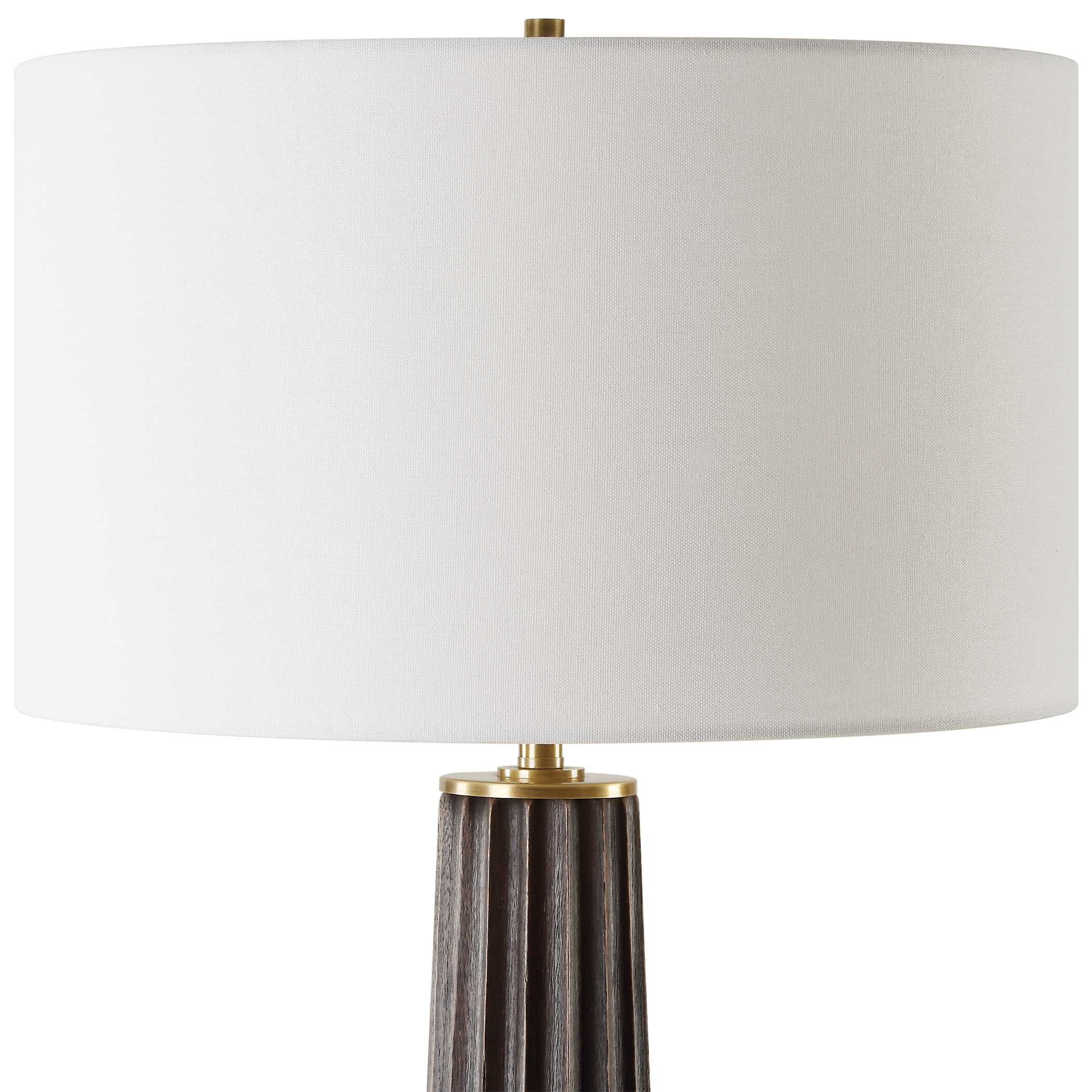 Forage Dark Scalloped Table Lamp - Image 5