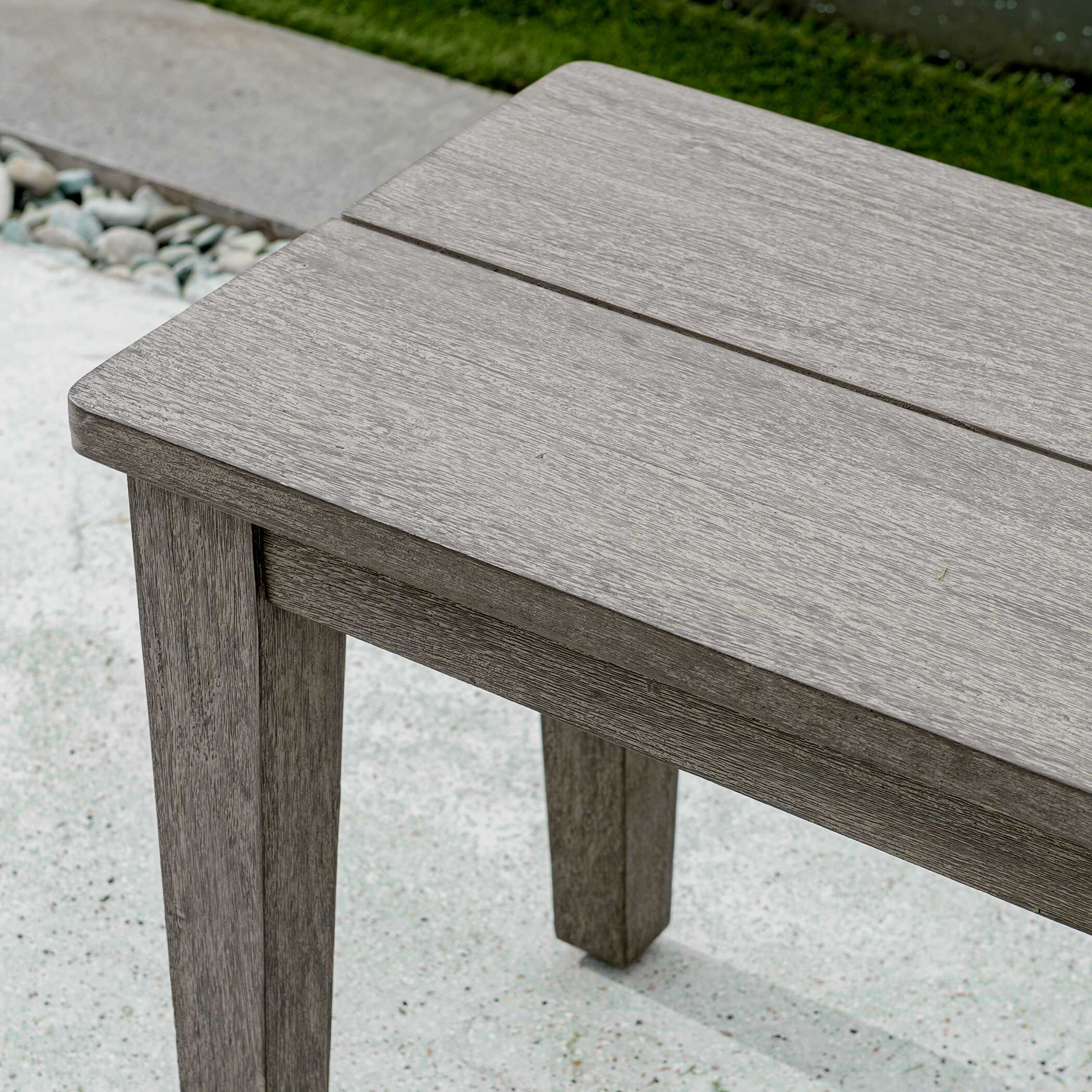 Forsyth Dark Gray Outdoor Bench - Image 6