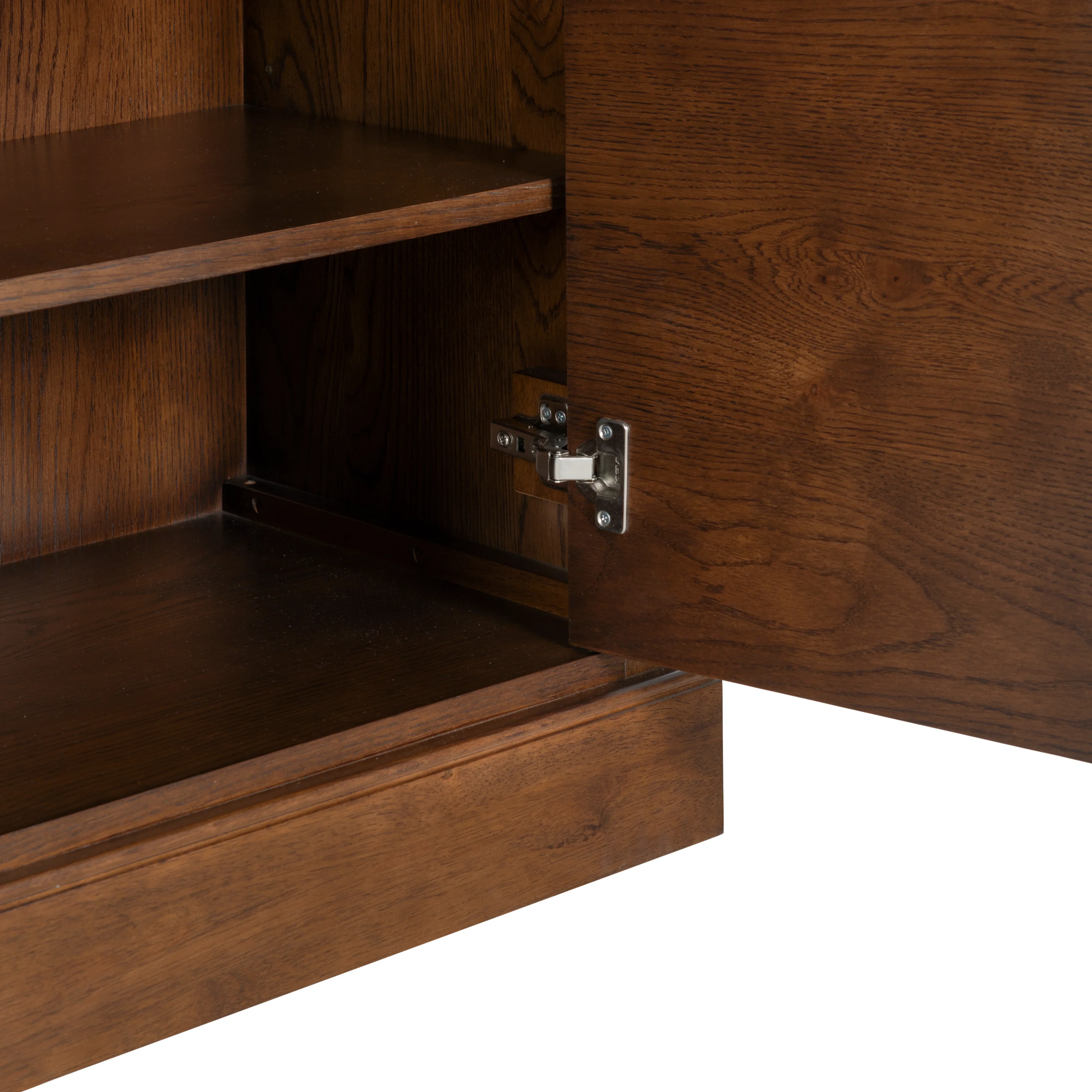 Francesco 4 Shelf Wood Bookcase - Image 16