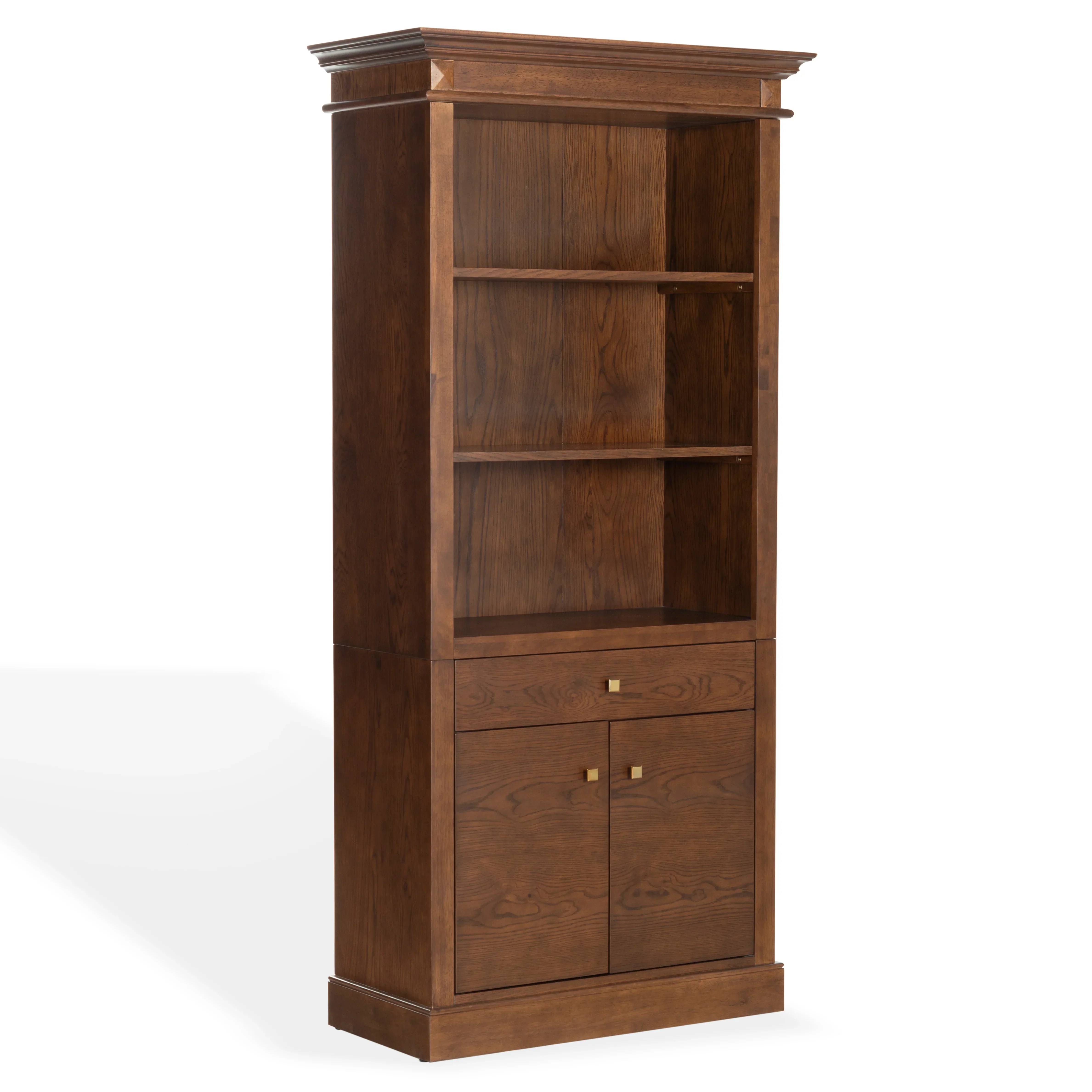 Francesco 4 Shelf Wood Bookcase - Image 9