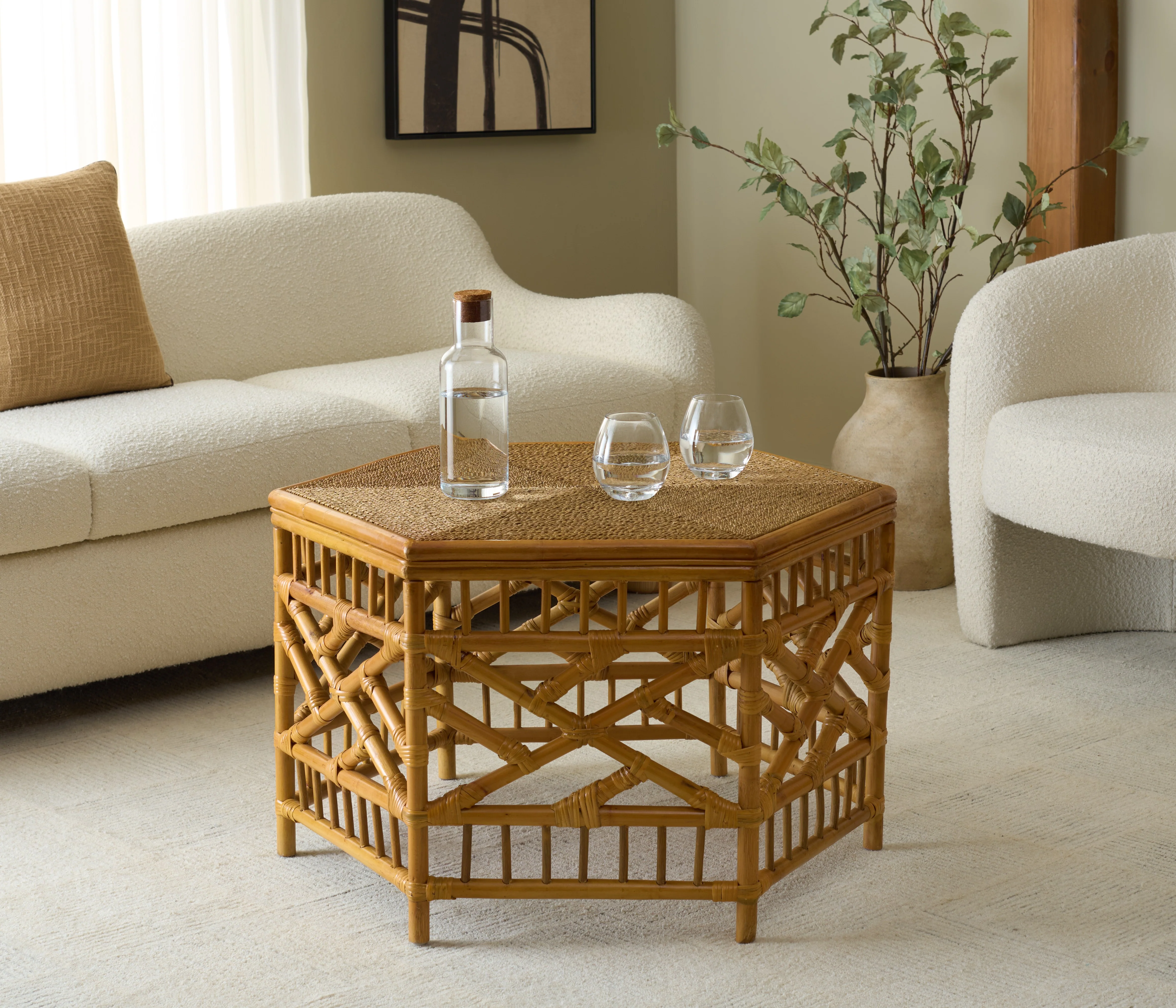 Frederica Rattan Coffee Table - Image 2