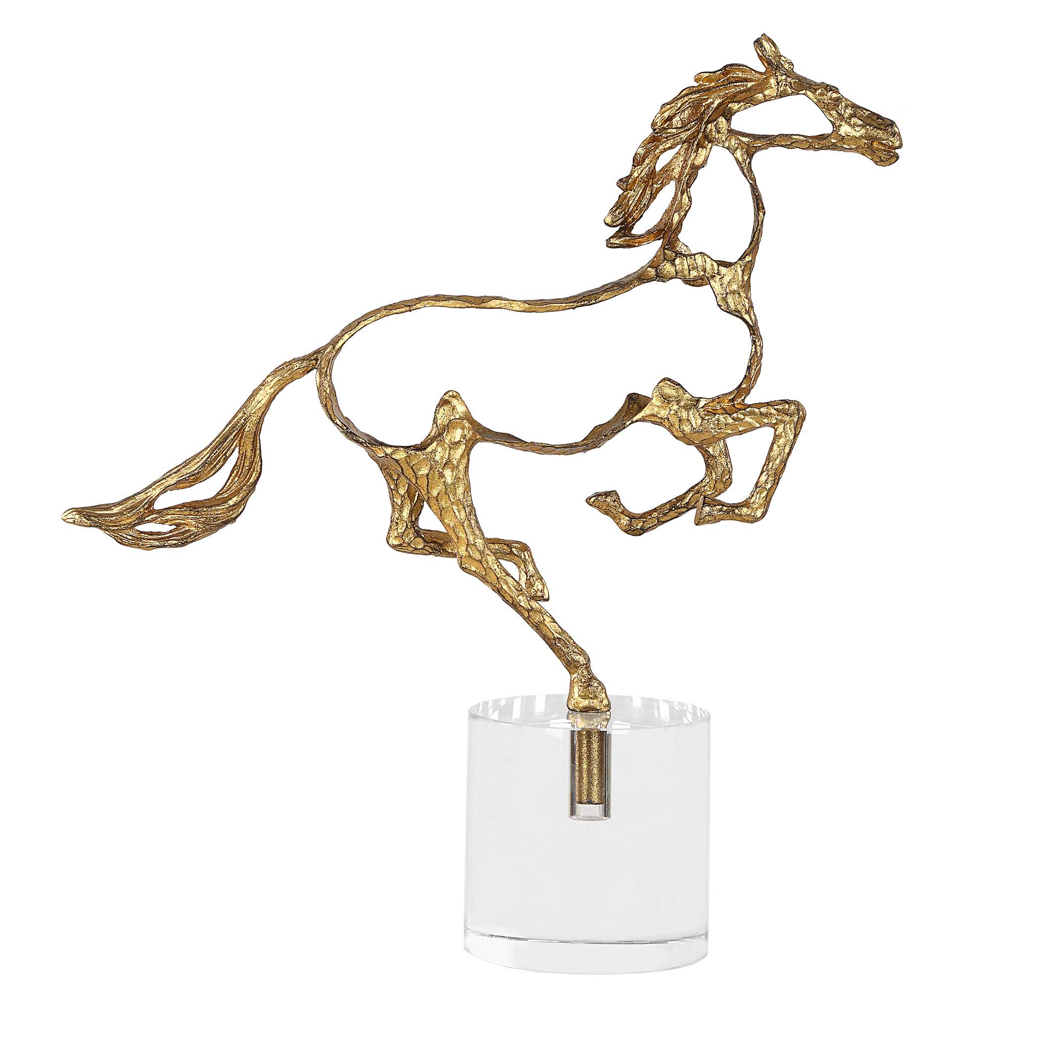 Gallop Gold Sculpture - Image 6