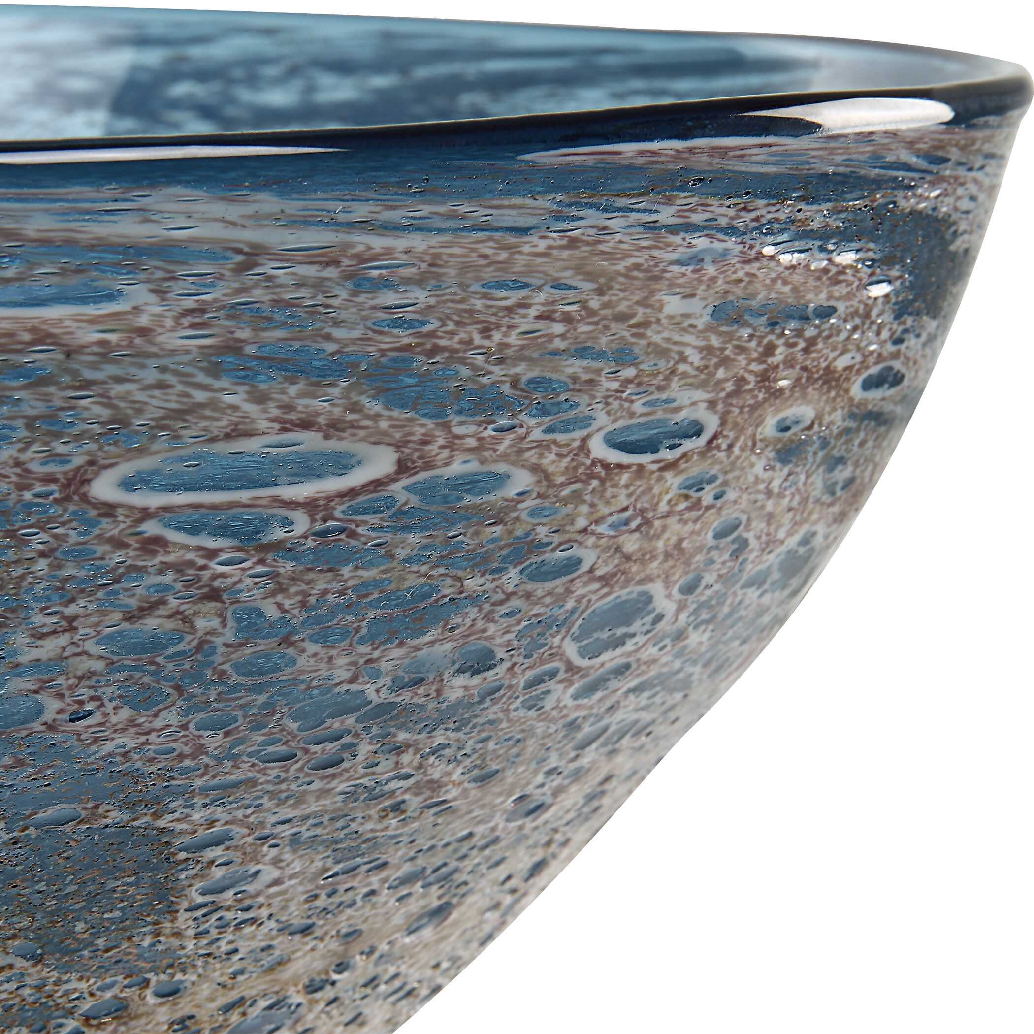 Genovesa Aqua Glass Bowl - Image 6