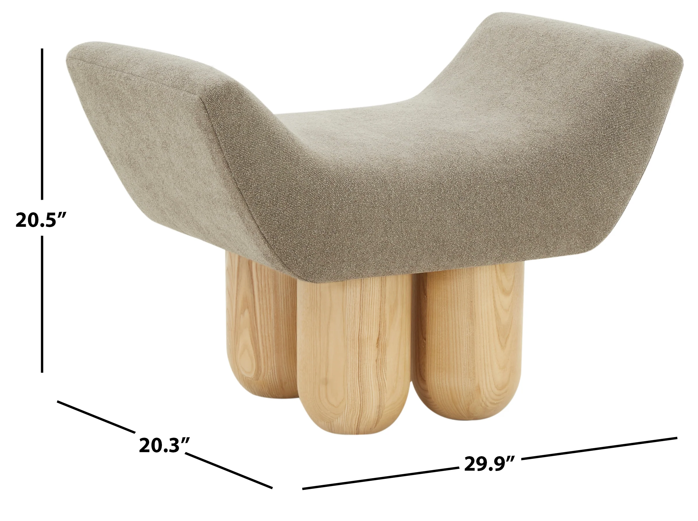 Giancarlo Upholstered Ottoman - Image 9