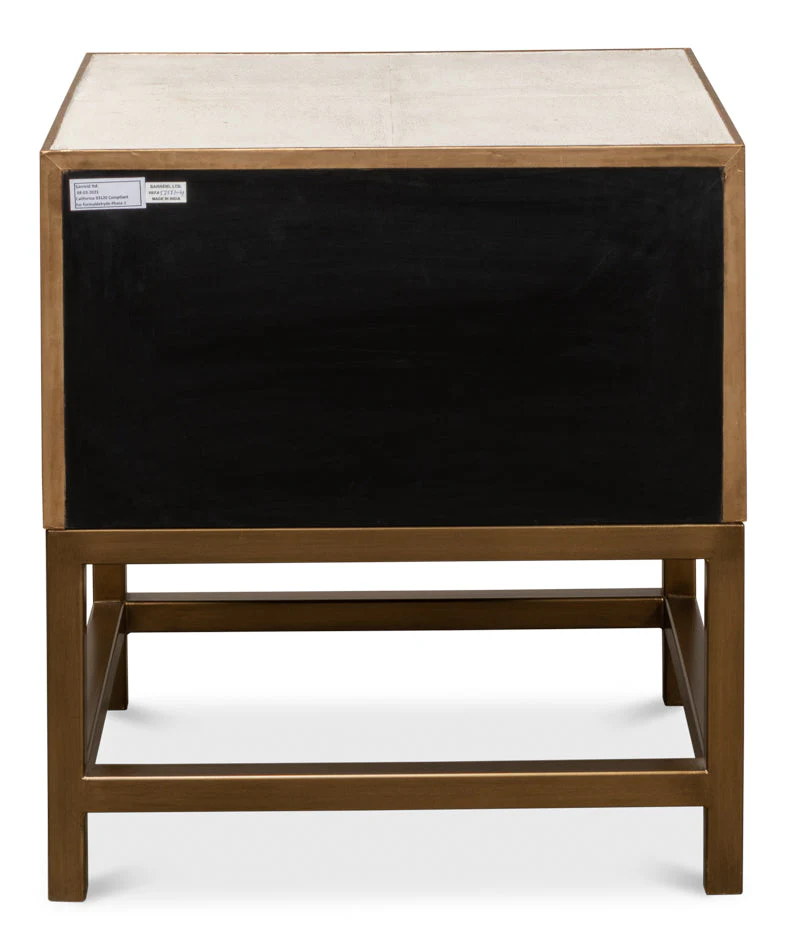 Gideon Shagreen Side Table - Image 14