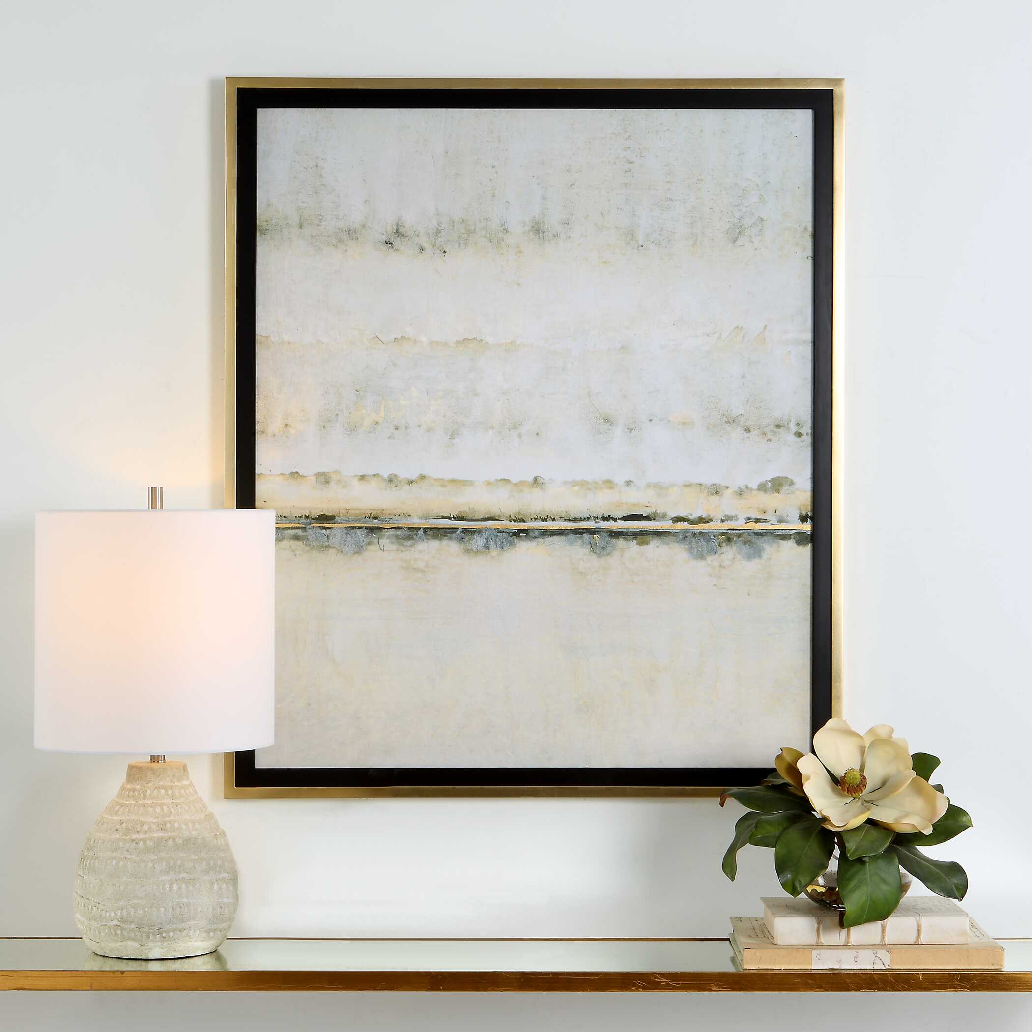 Gilded Horizon Framed Print - Image 2