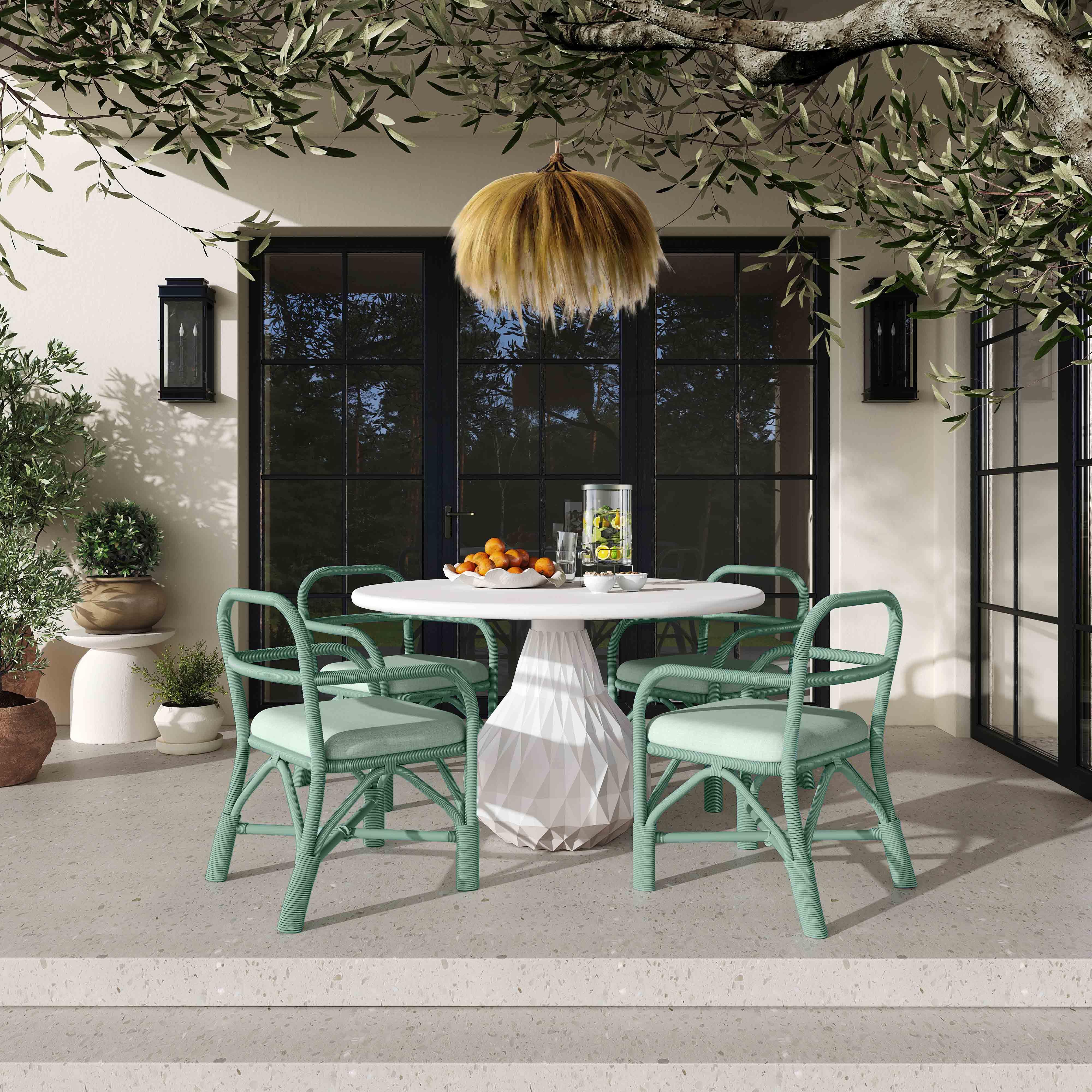 Ginny Rattan Dining Chair - Image 10