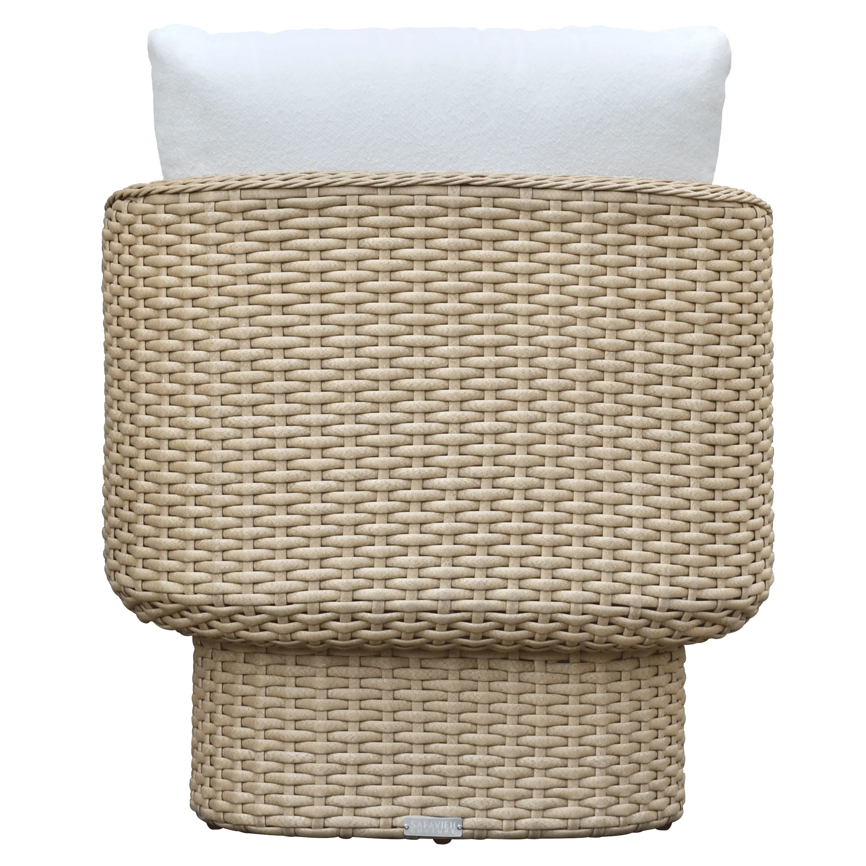 Giuseppe Rattan Weaving Outdoor Chair - Image 4