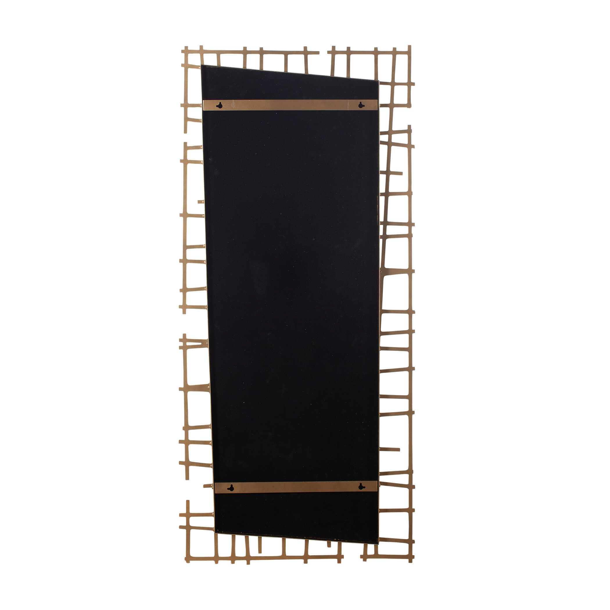 Golden Intersection Mirrored Wall Decor - Image 4