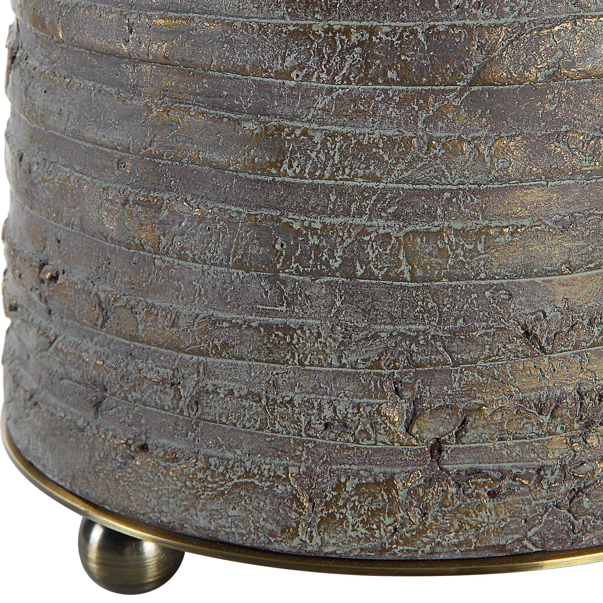 Gorda Bronze Ceramic Table Lamp - Image 7