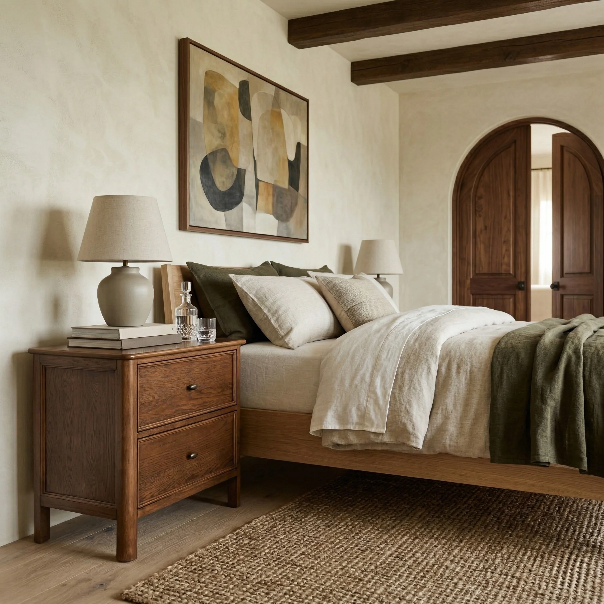 Hannaleigh 2 Drawer Wood Nightstand - Image 7