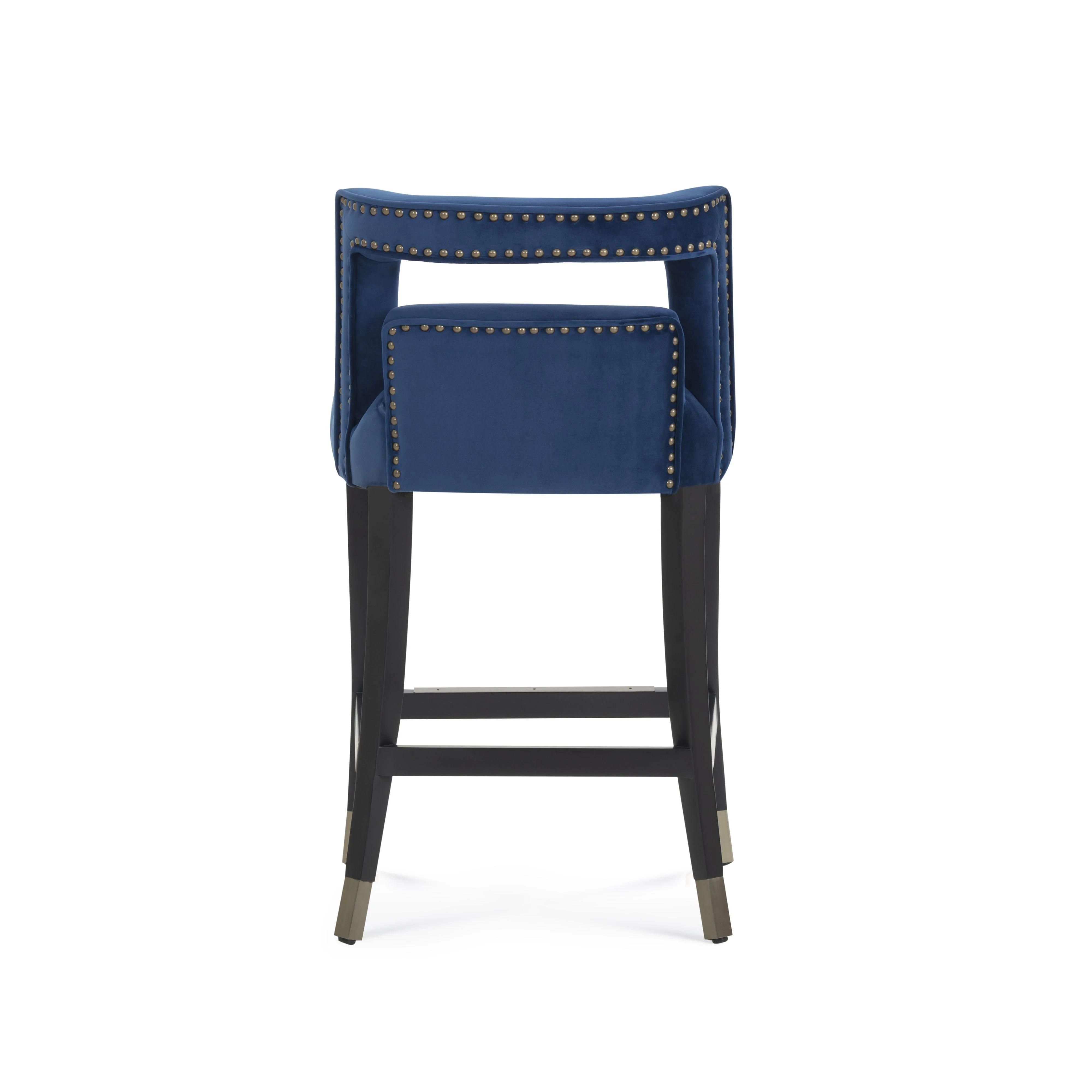 Hart Navy Velvet Counter Stool - Image 3