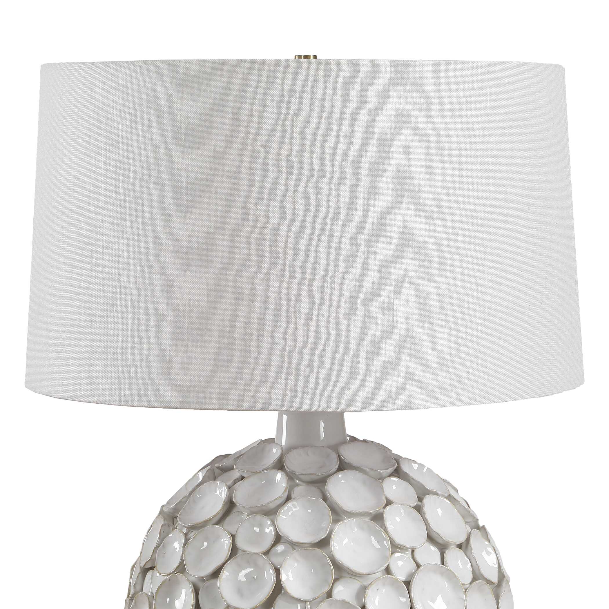 Hartley White Petal Table Lamp - Image 5