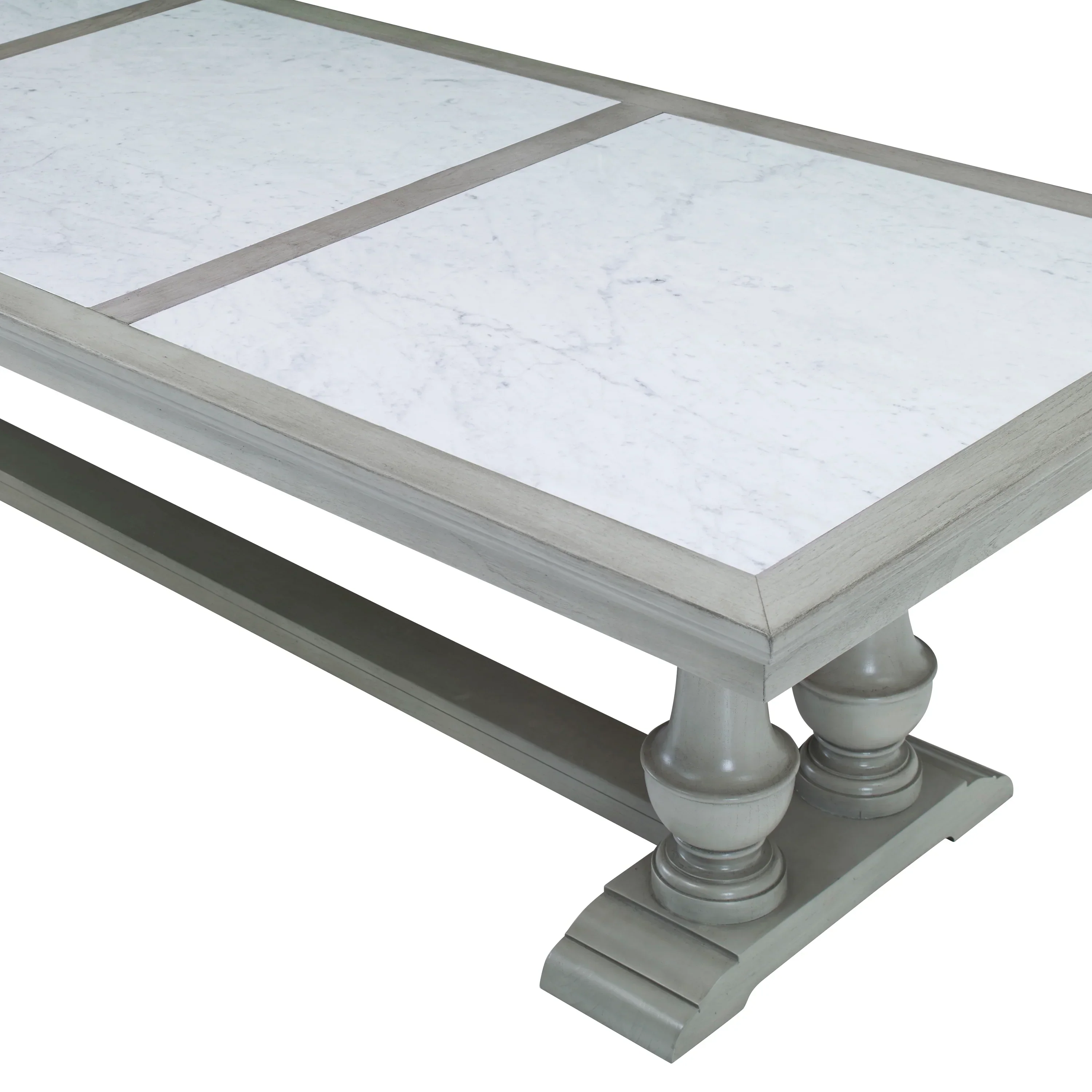 Harvest Dining Table (96" Marble Top) - Image 3
