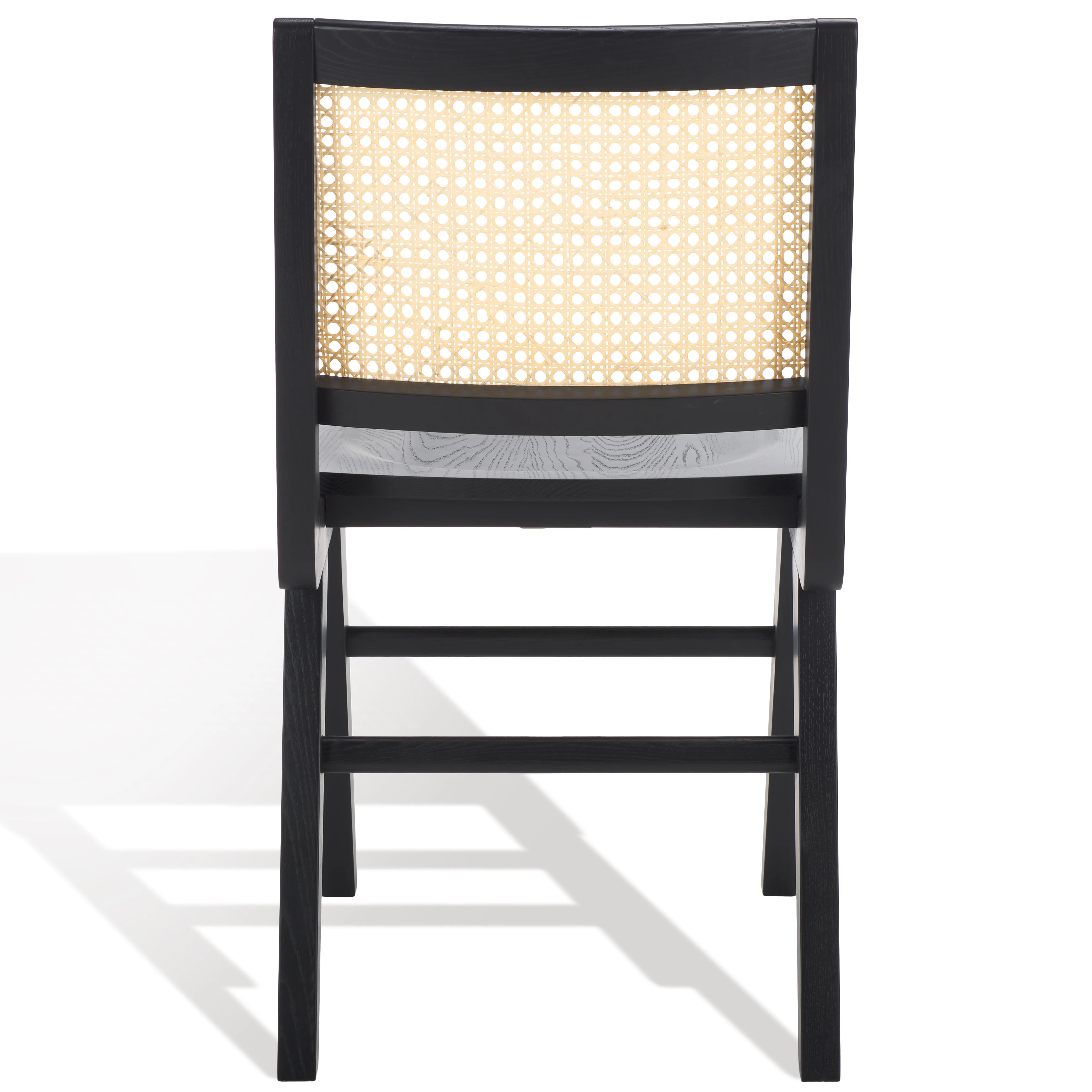 Hattie French Cane Wood Seat Dining Chair - Set of 2 - Image 4