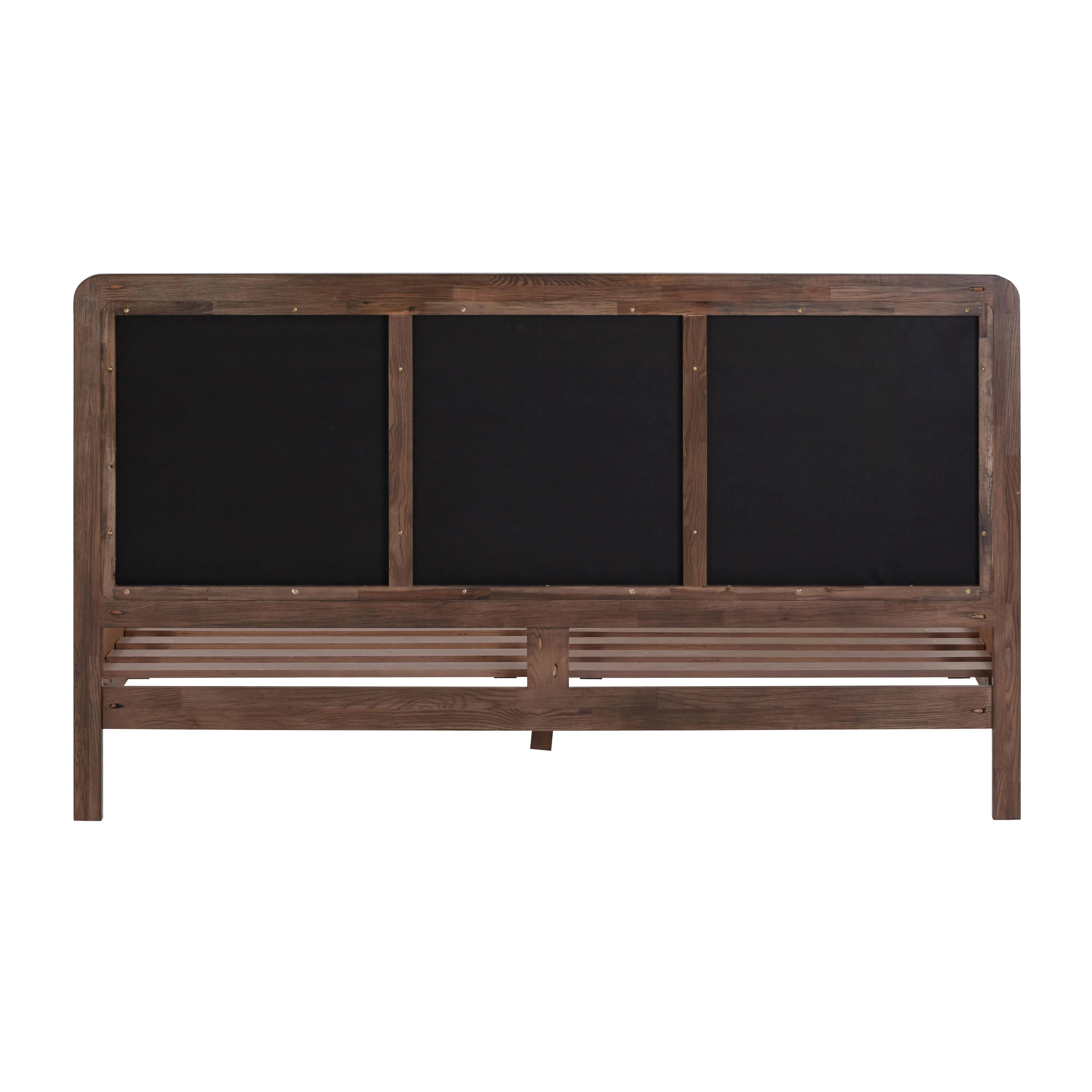 Hella Contract-Grade Velvet and Ash Wood Bed - Image 5