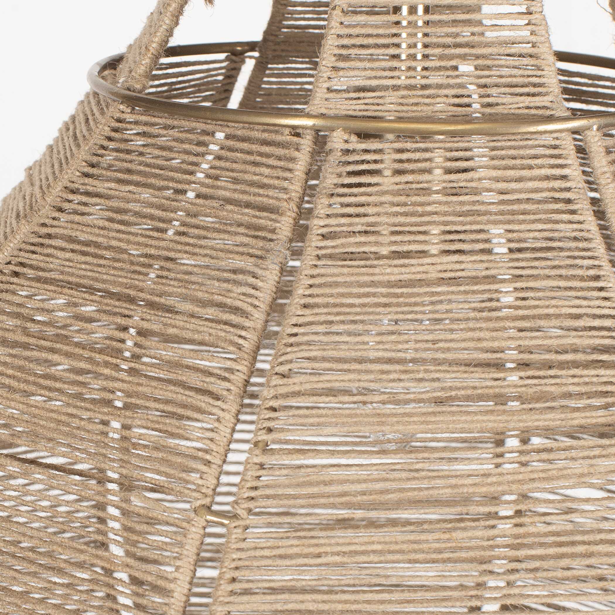 Hestia 1 Light Natural Rope Pendant - Image 10