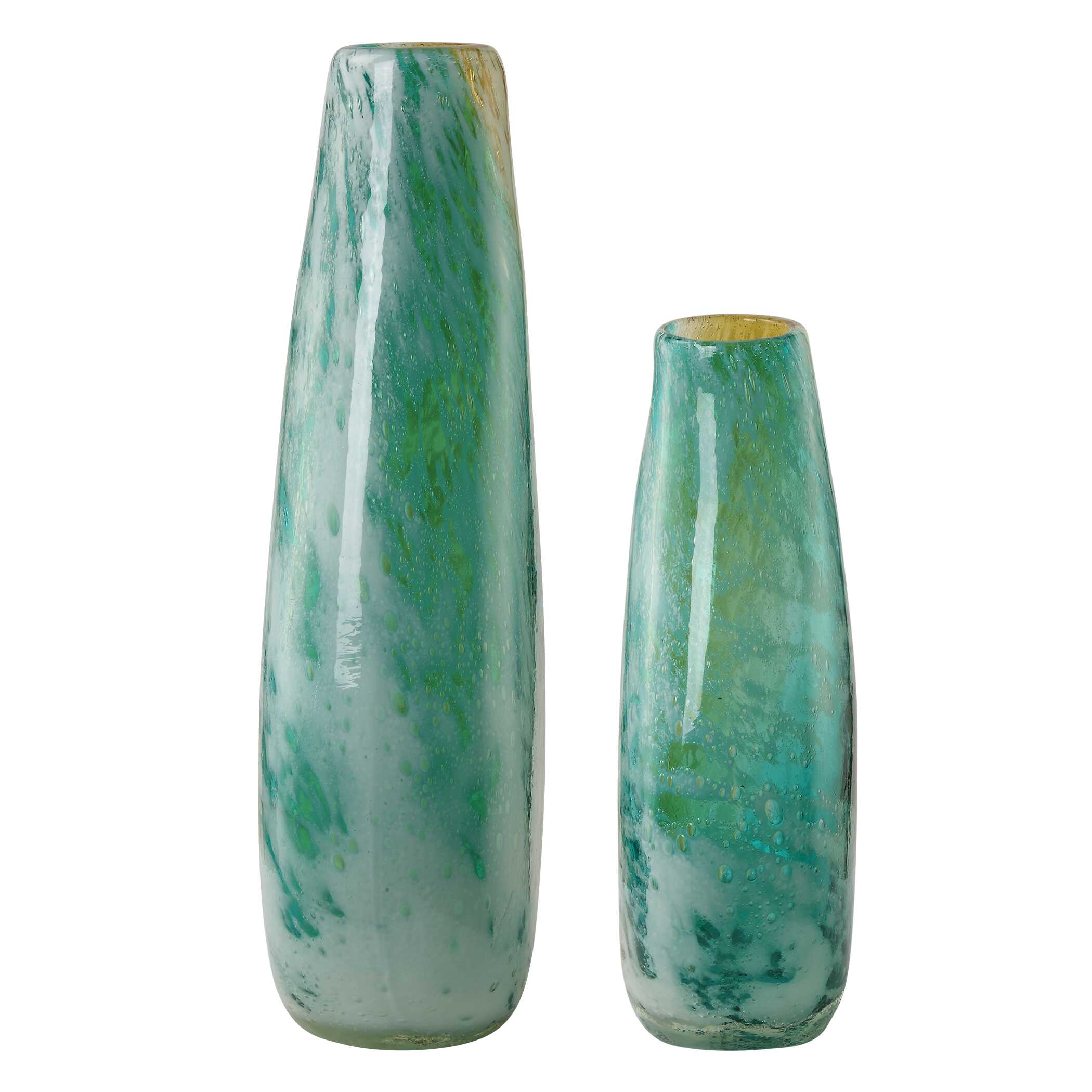 High Tide Glass Vases, S/2 - Image 4