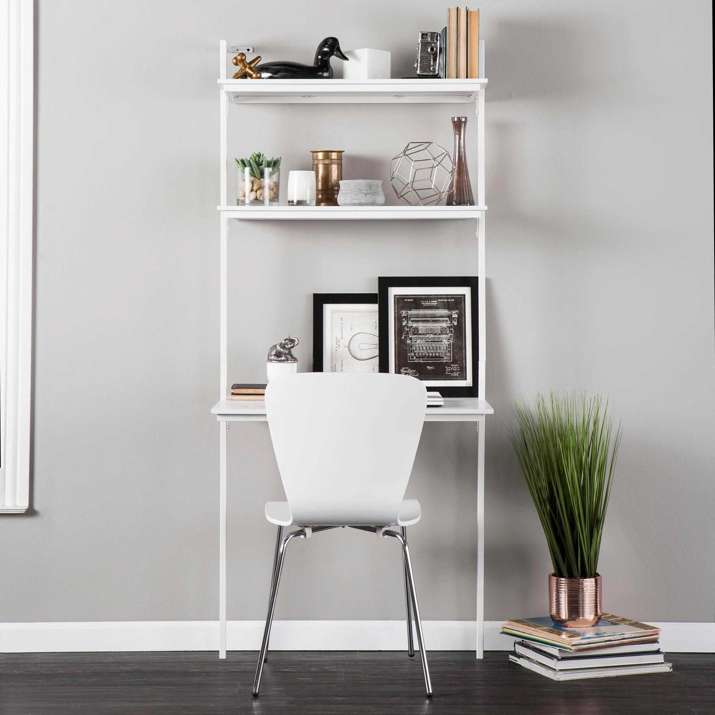 Holly & Martin Haeloen Wall Mount Desk - White - Image 2