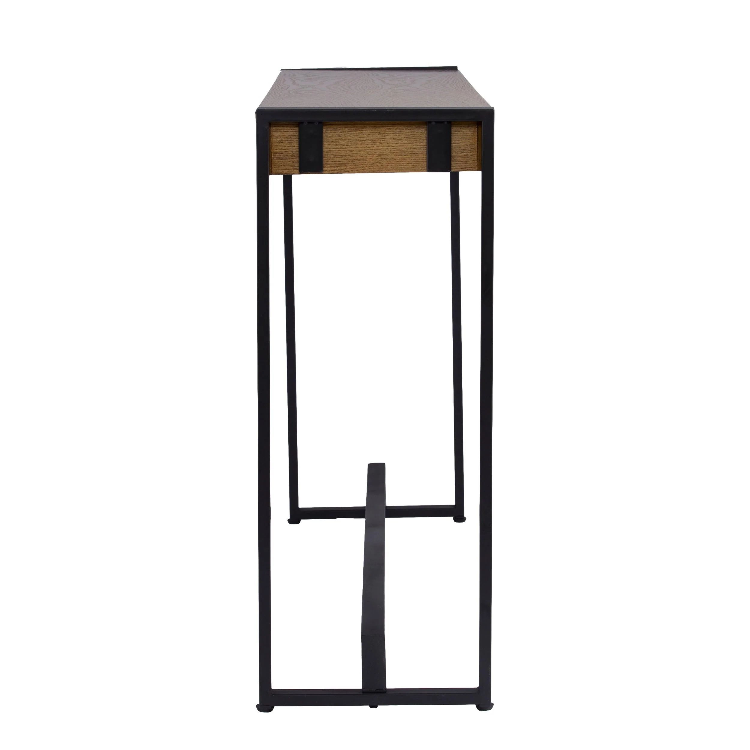 Holly & Martin Macen Console - Weathered Gray Oak w/ Black - Image 7