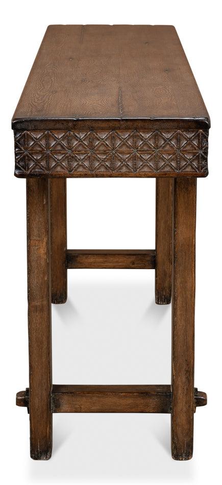 Honeycomb & Cross Console Table - Image 5
