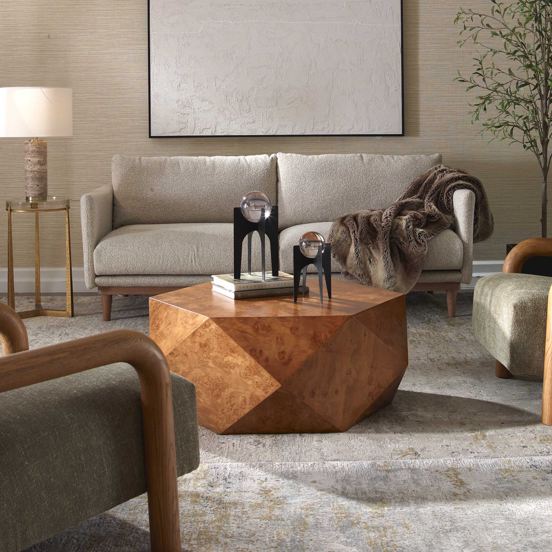 Hughes Geometric Coffee Table - Image 2