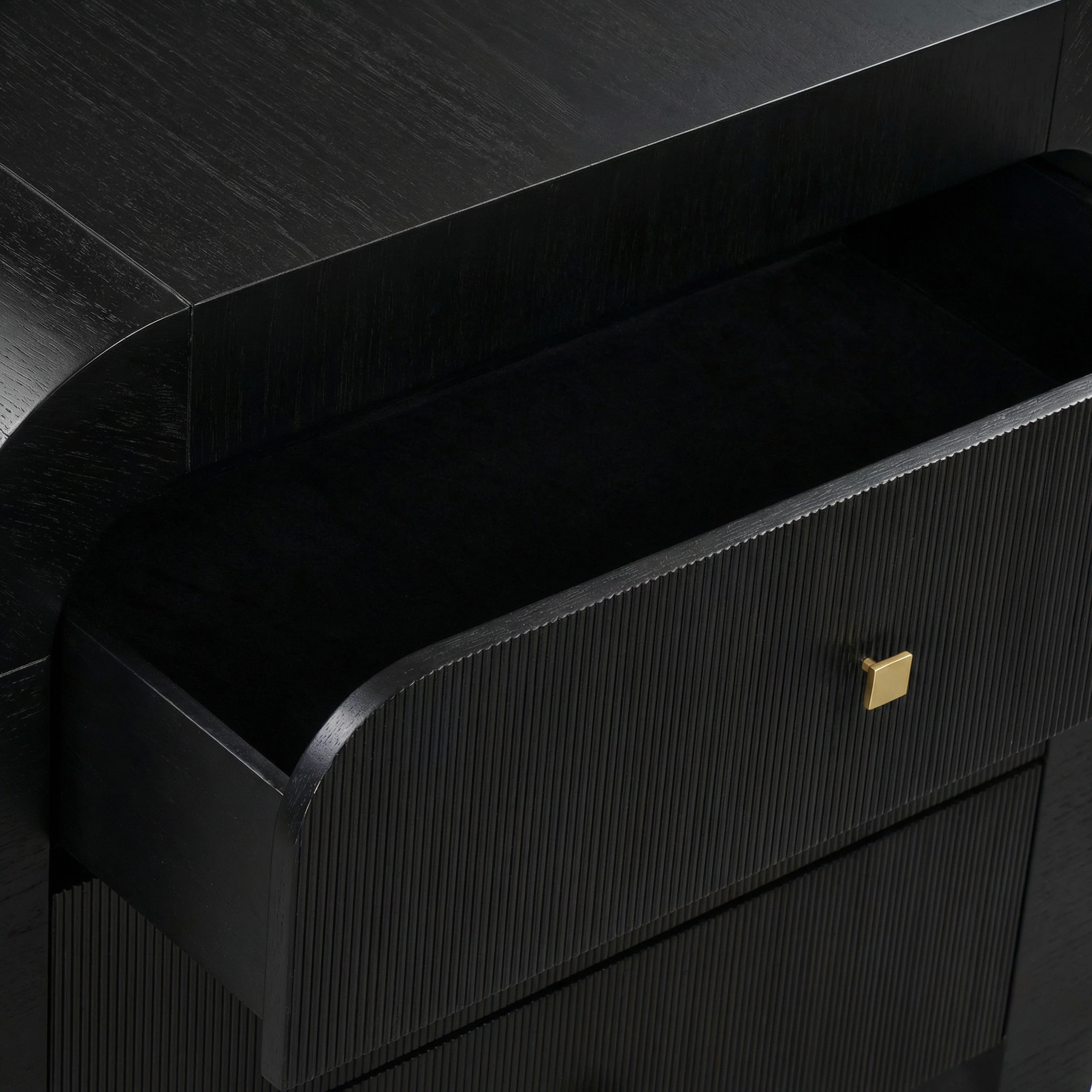 Hump 38" Arched 3-Drawer Bedside Chest - Image 9