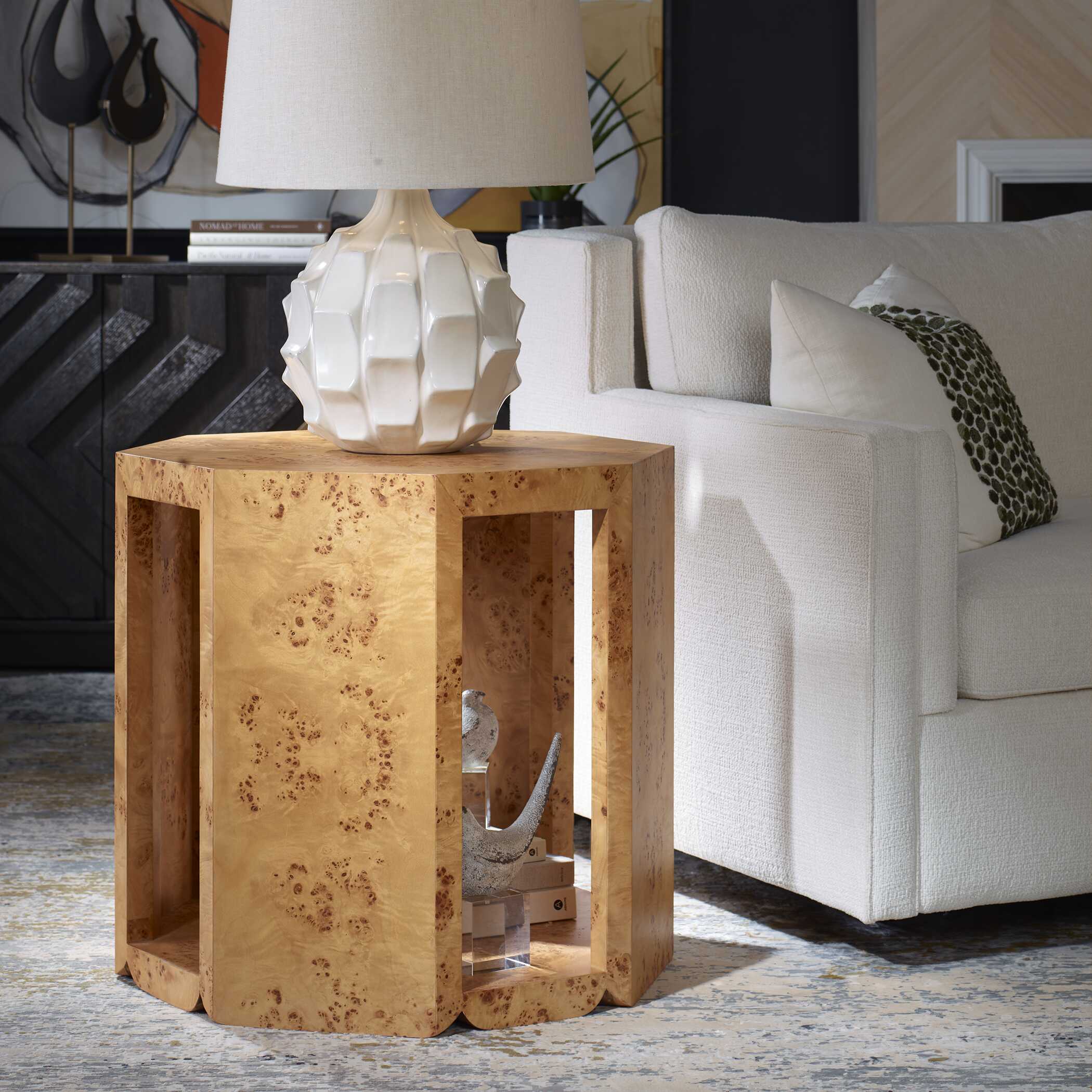 Indus Burl Side Table - Image 3