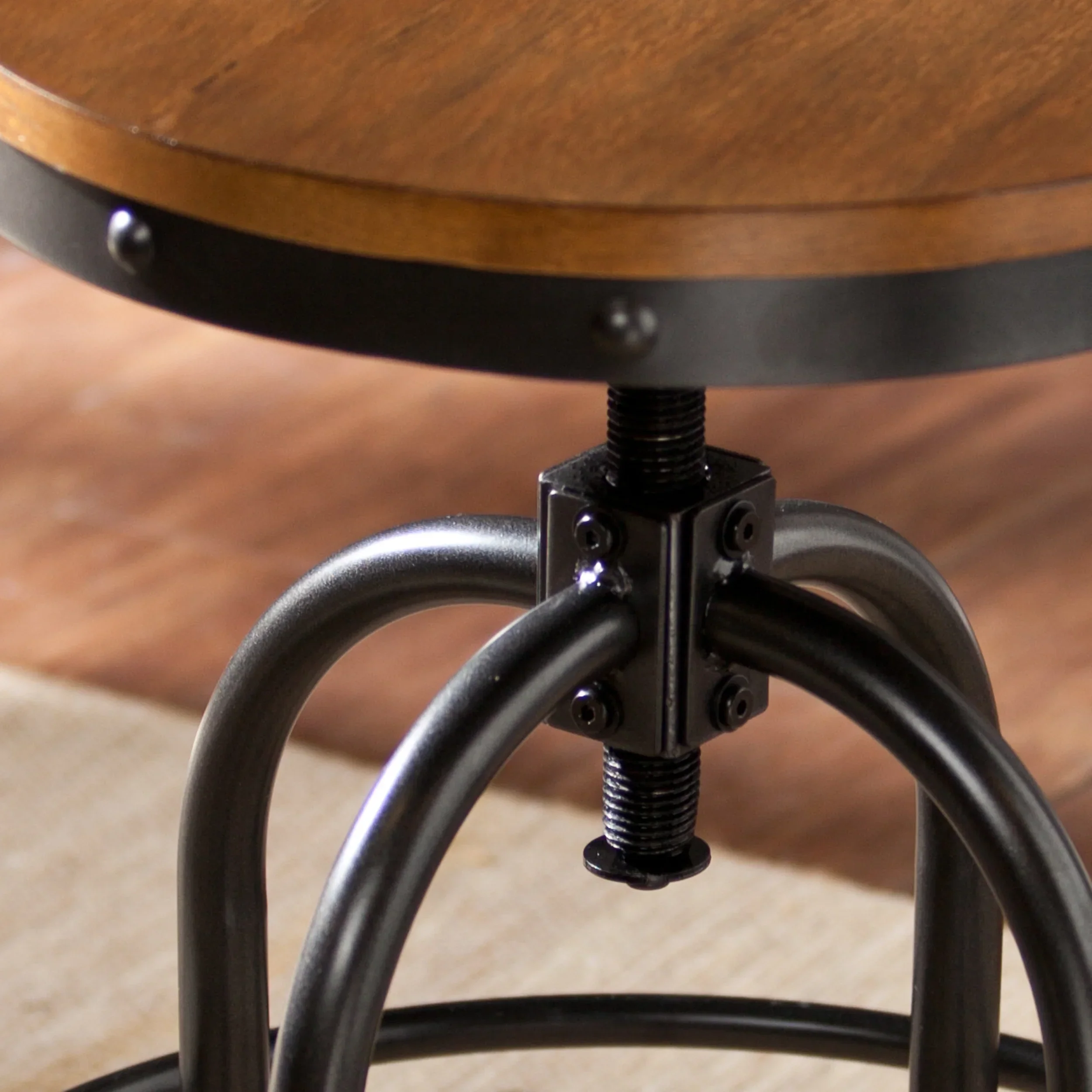 Industrial Adjustable Stool - Image 3