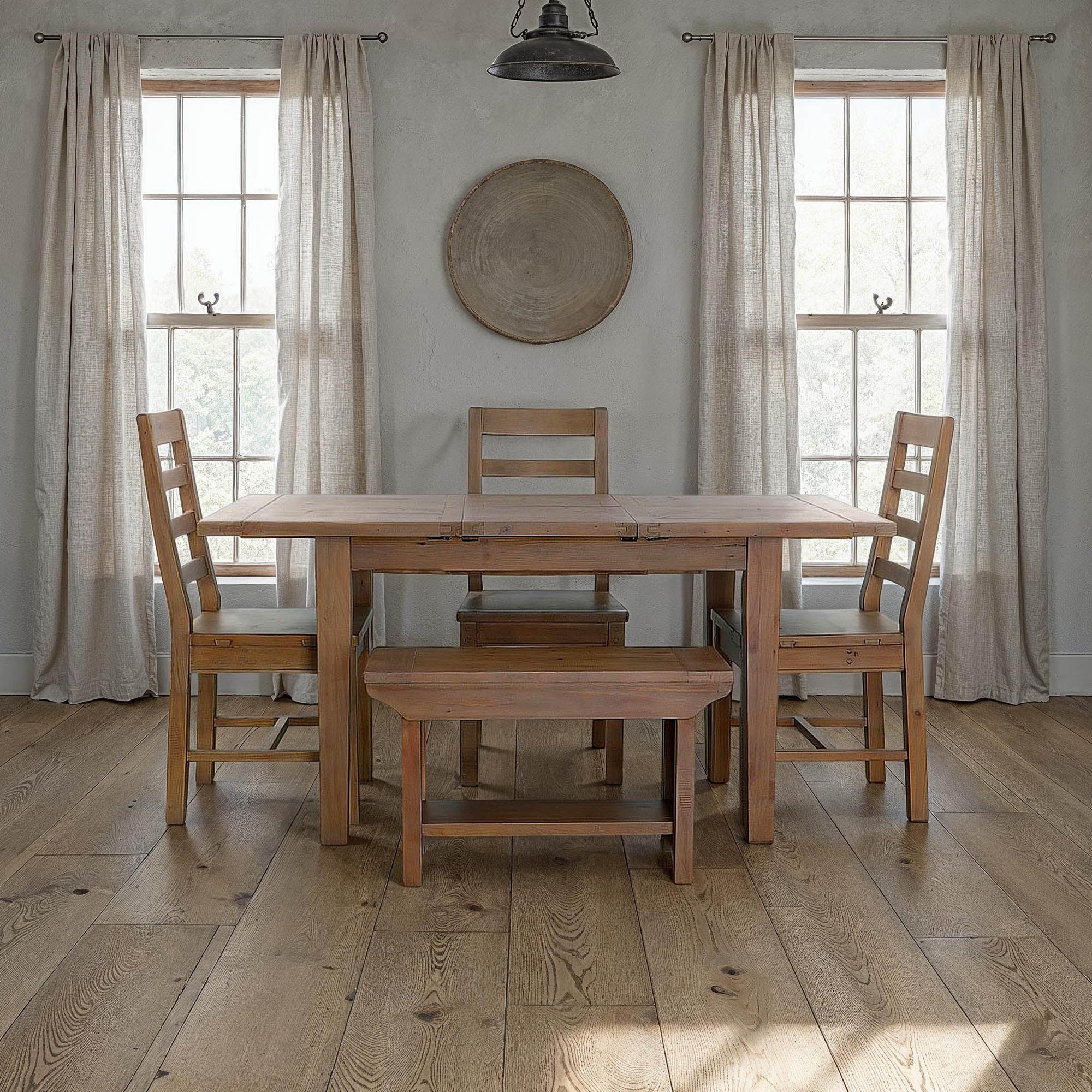 Irish Coast Small Extension Dining Table (47"/62") - Image 14