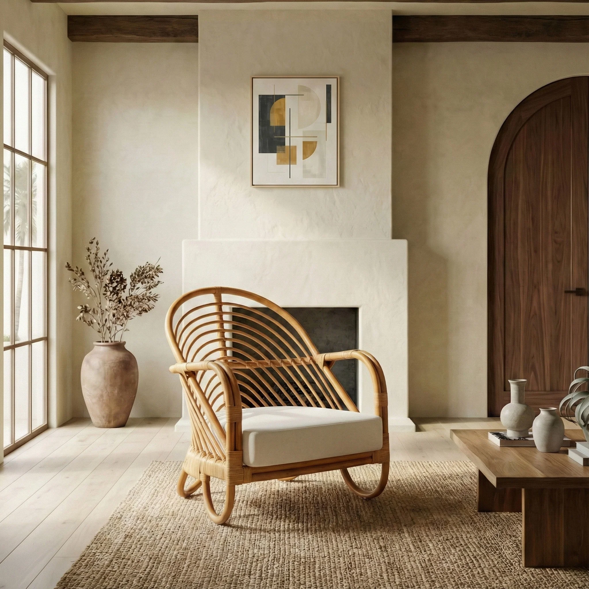 Ivybelle Rattan Accent Chair - Image 3