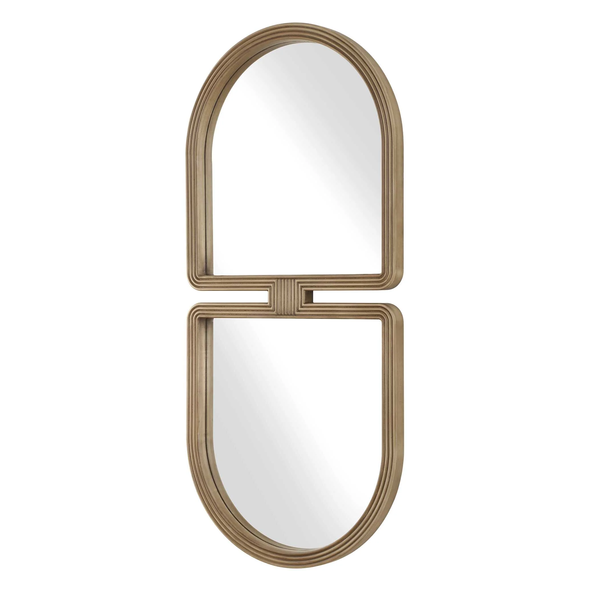 Jacques Art Deco Gold Mirror - Image 4
