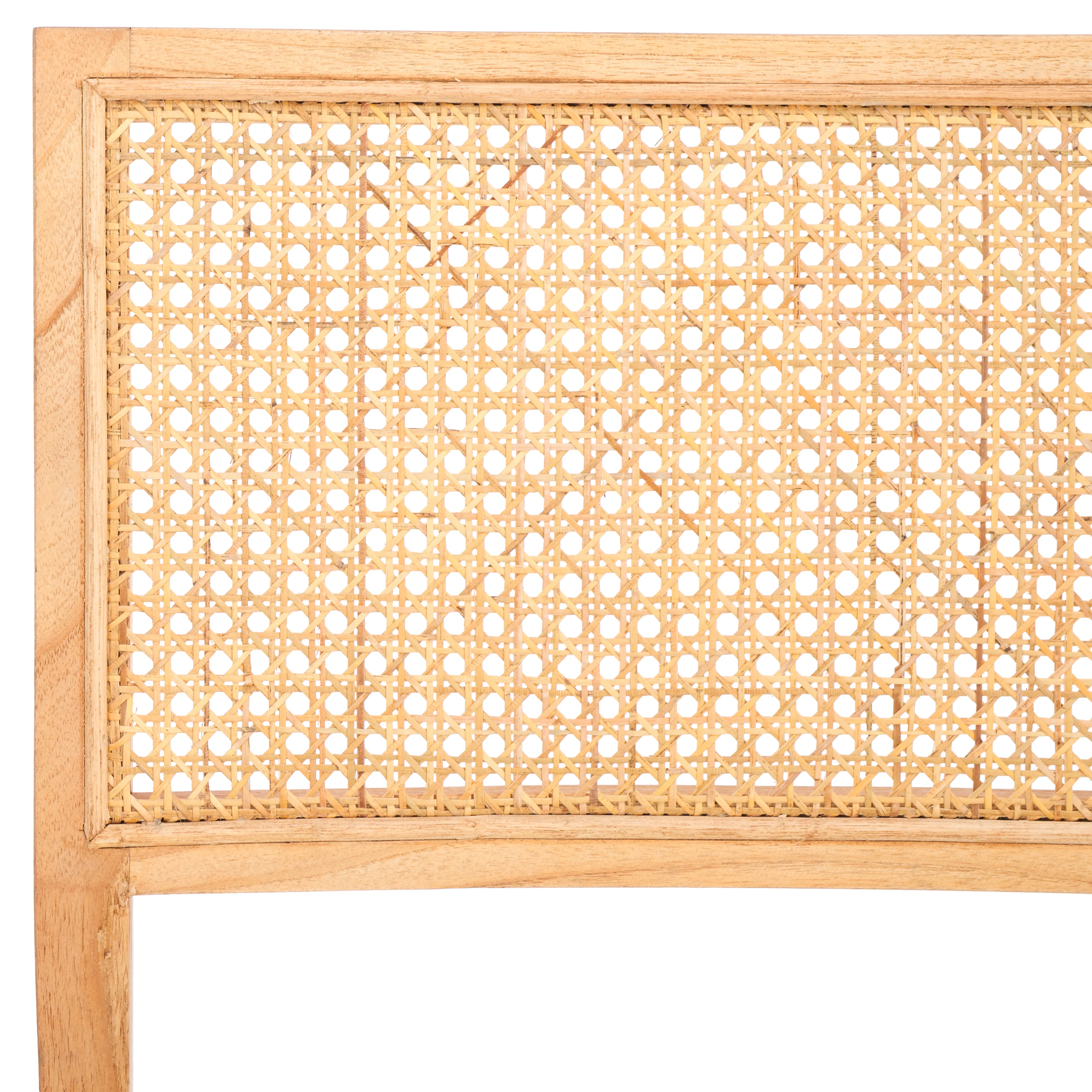 Jaqueline Boucle And Rattan Back Dining Chair - Image 5