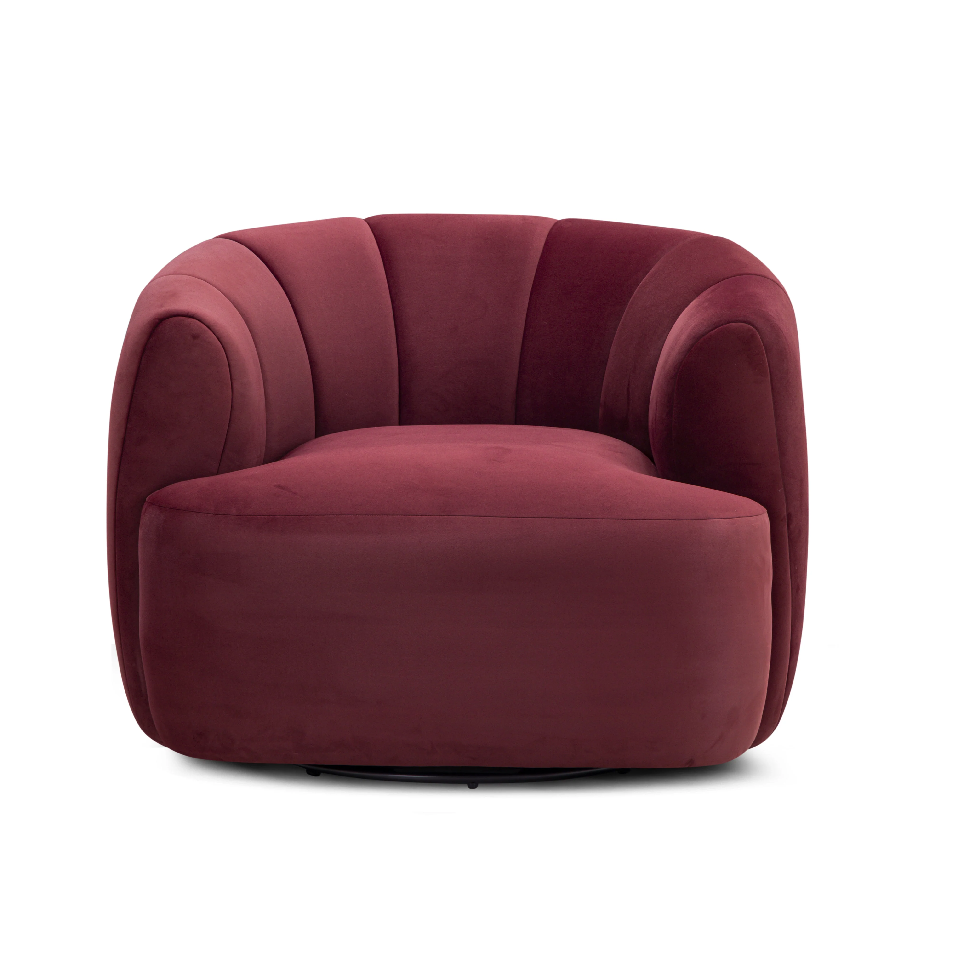 Jasmine Performance Velvet Swivel Accent Chair - Image 3
