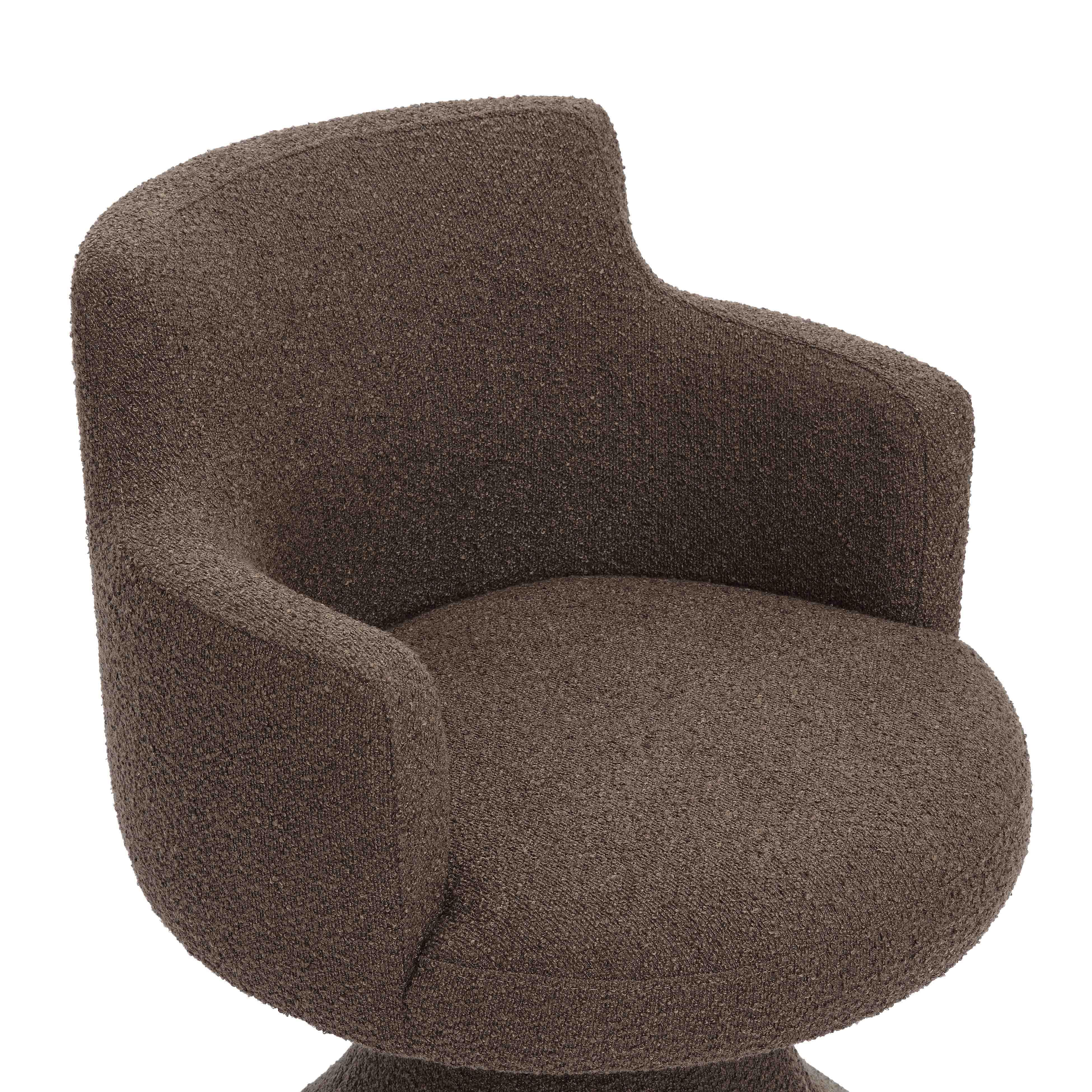 Jeffree Performance Boucle Swivel Dining Chair - Image 11