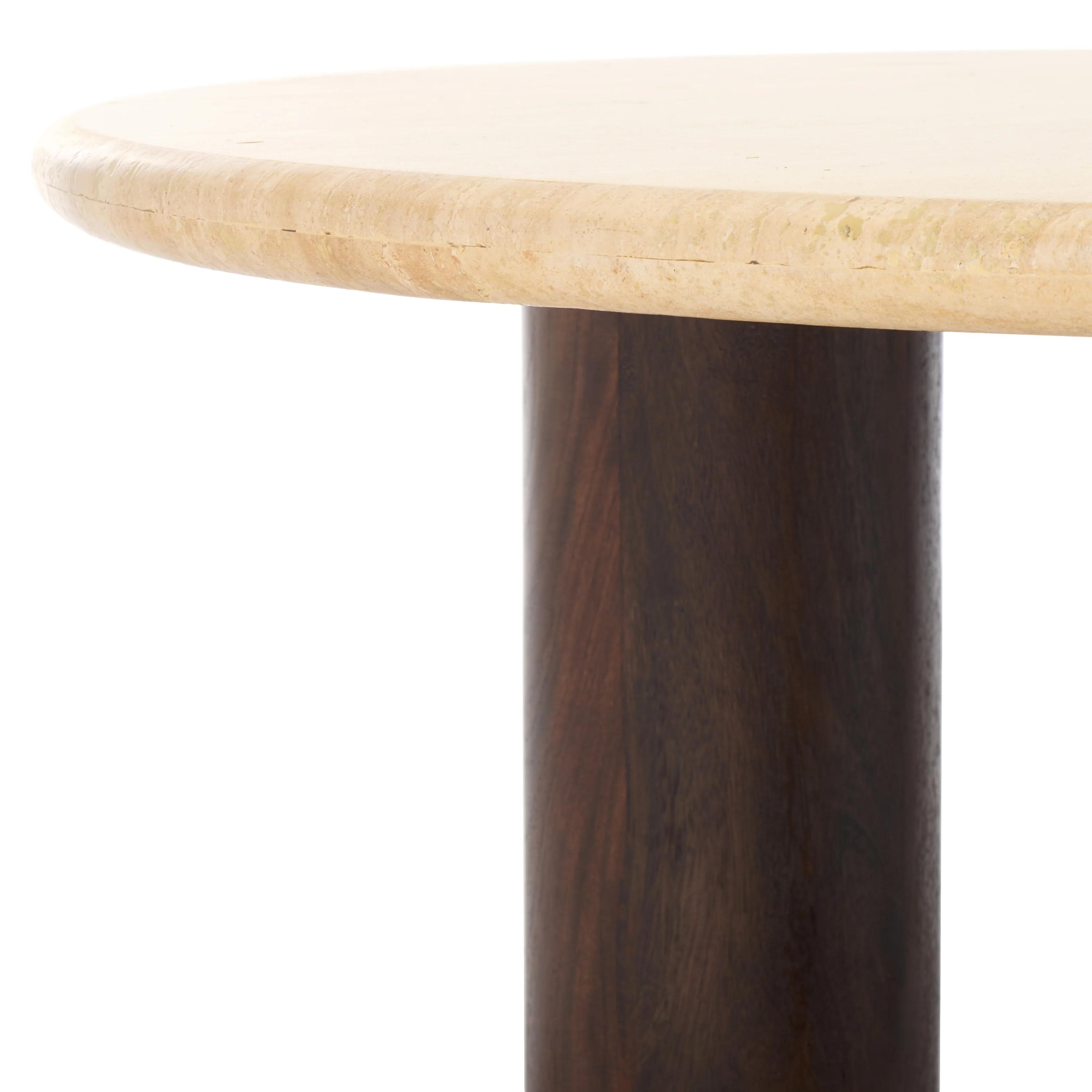 Jennamira Travertine Top Coffee Table - Image 6