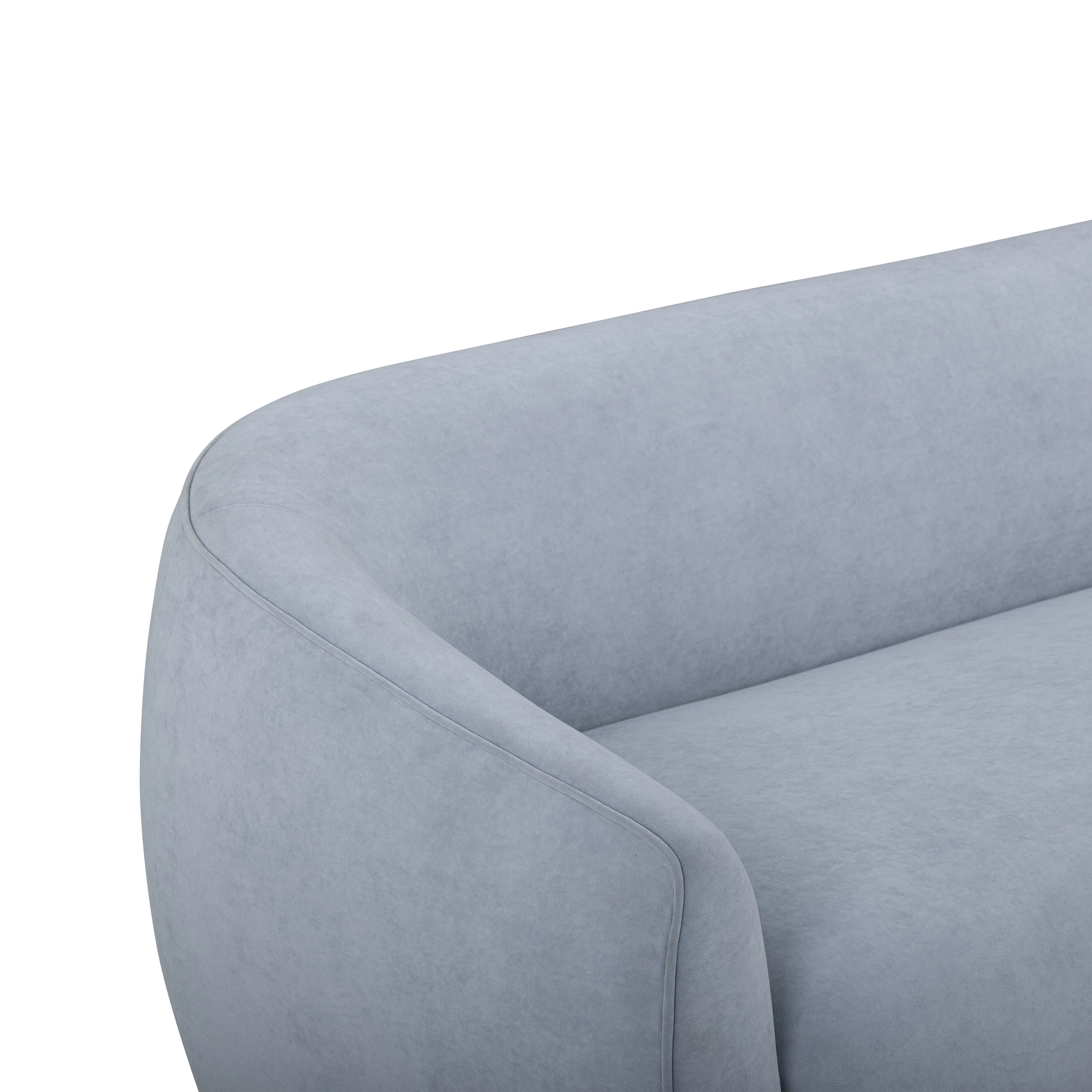 Jordan 70" Textured Performance Velvet Loveseat - Image 8