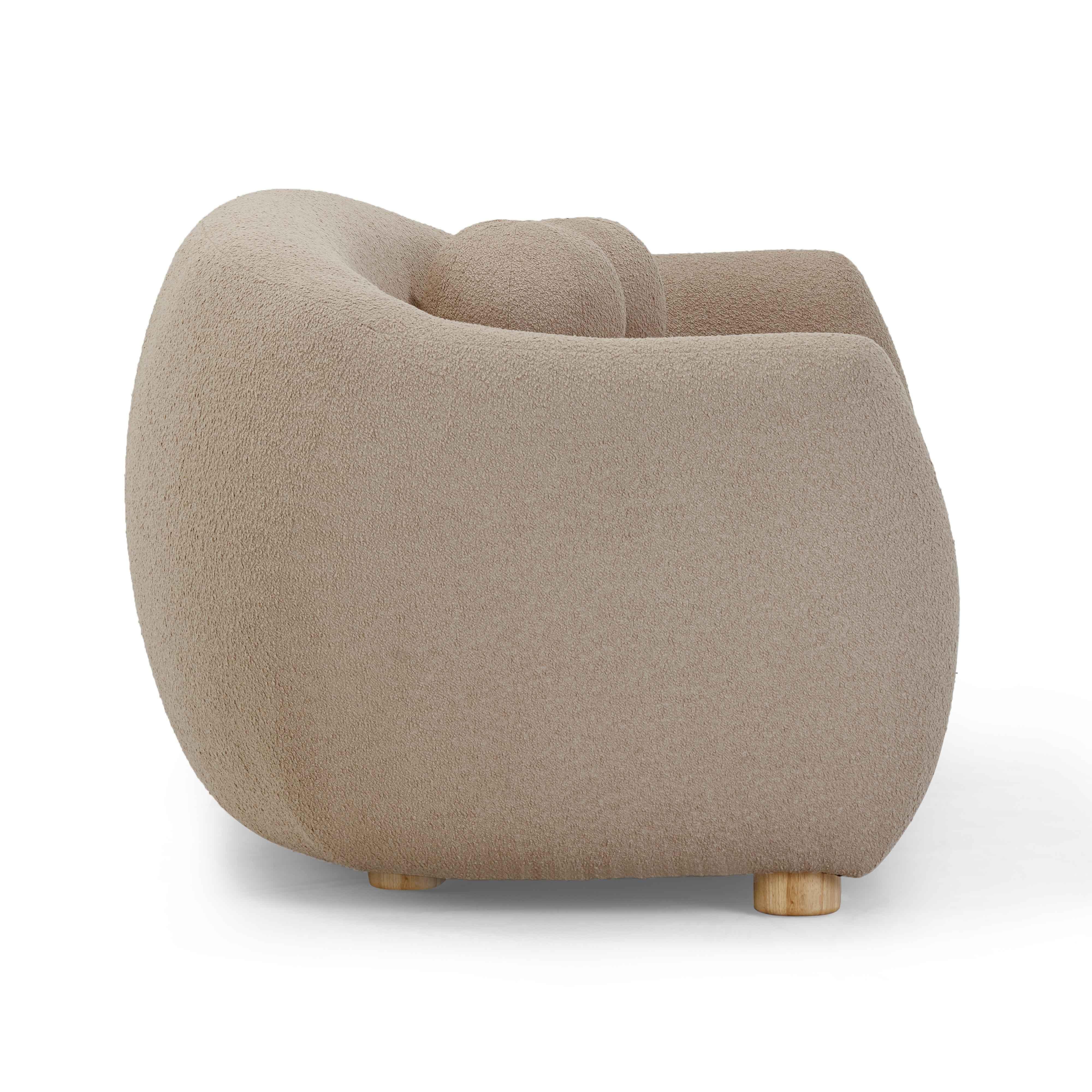 Judy 80" Contract-Grade Boucle Sofa - Image 4