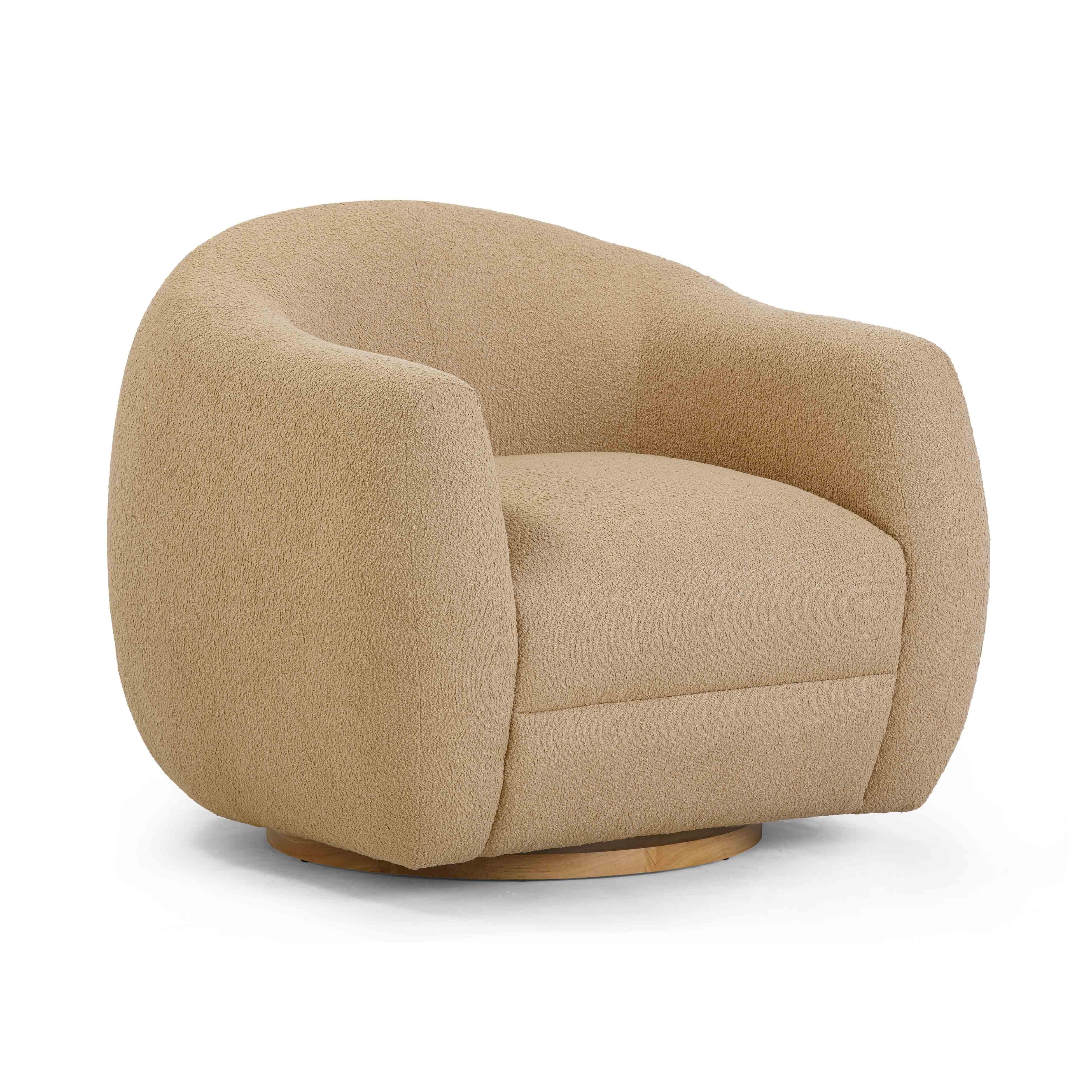 Judy Boucle Swivel Chair - Image 7