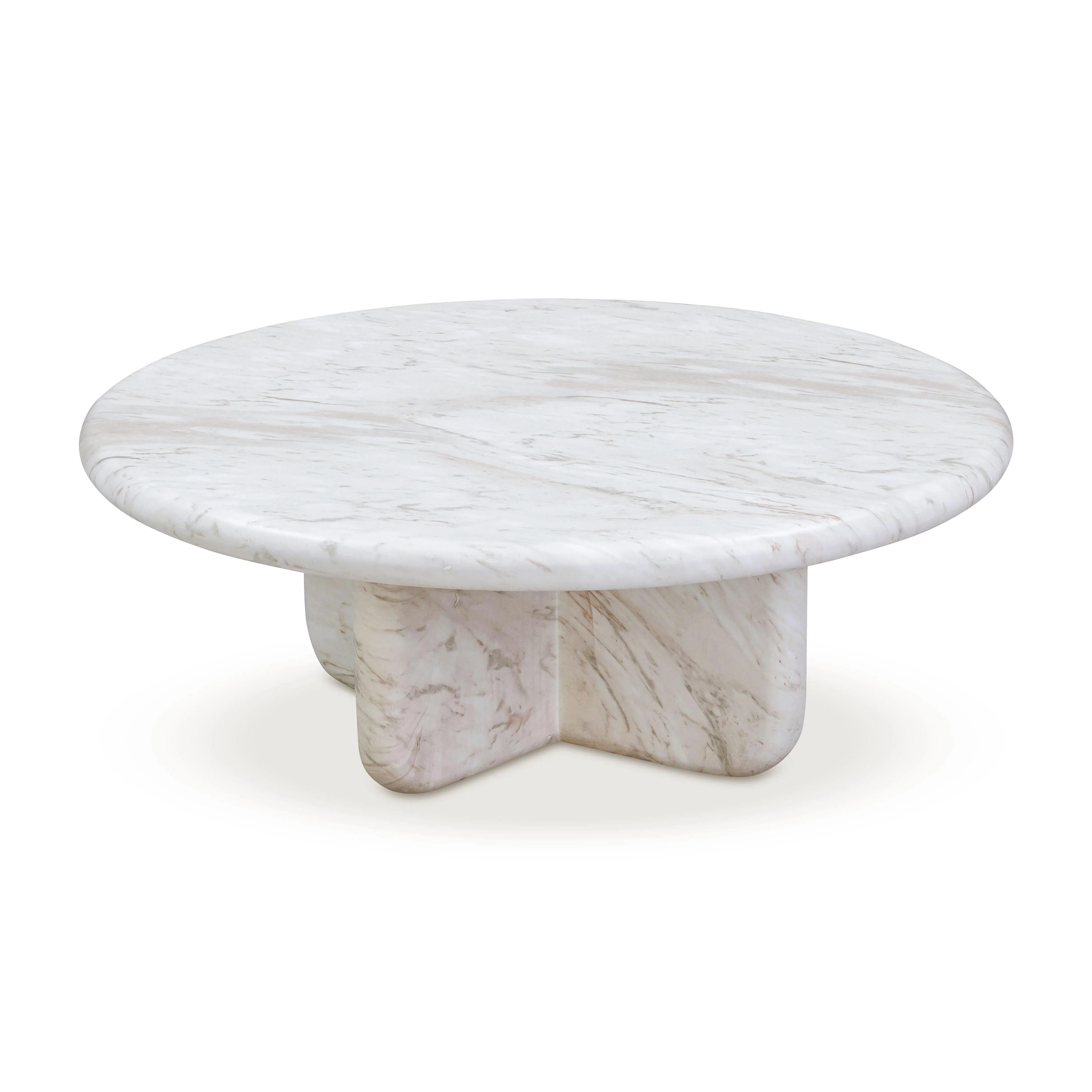 Juju Faux Marble Indoor/Outdoor Round Coffee Table (24"-32") - Image 10