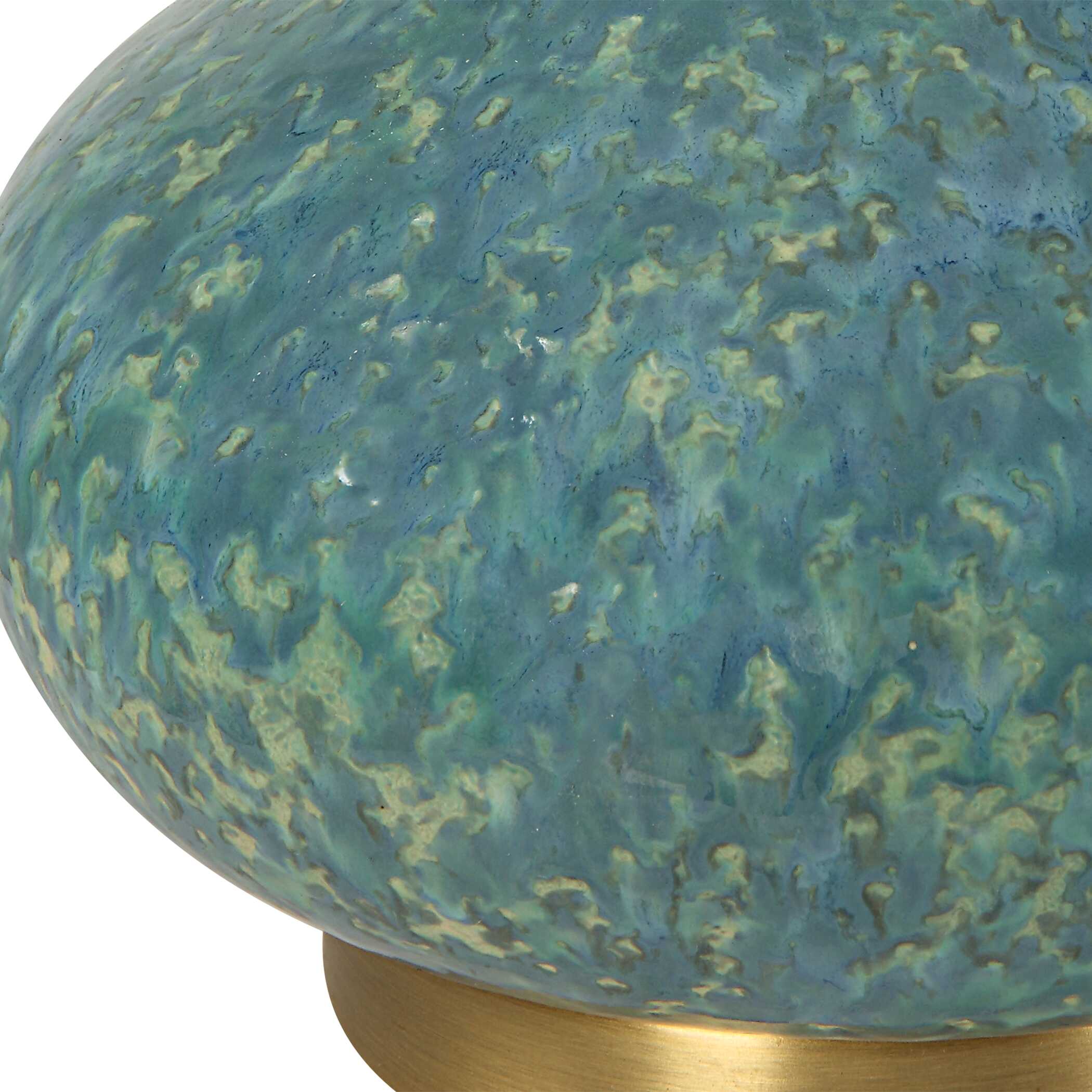 Kaimana Aged Blue Buffet Lamp - Image 7