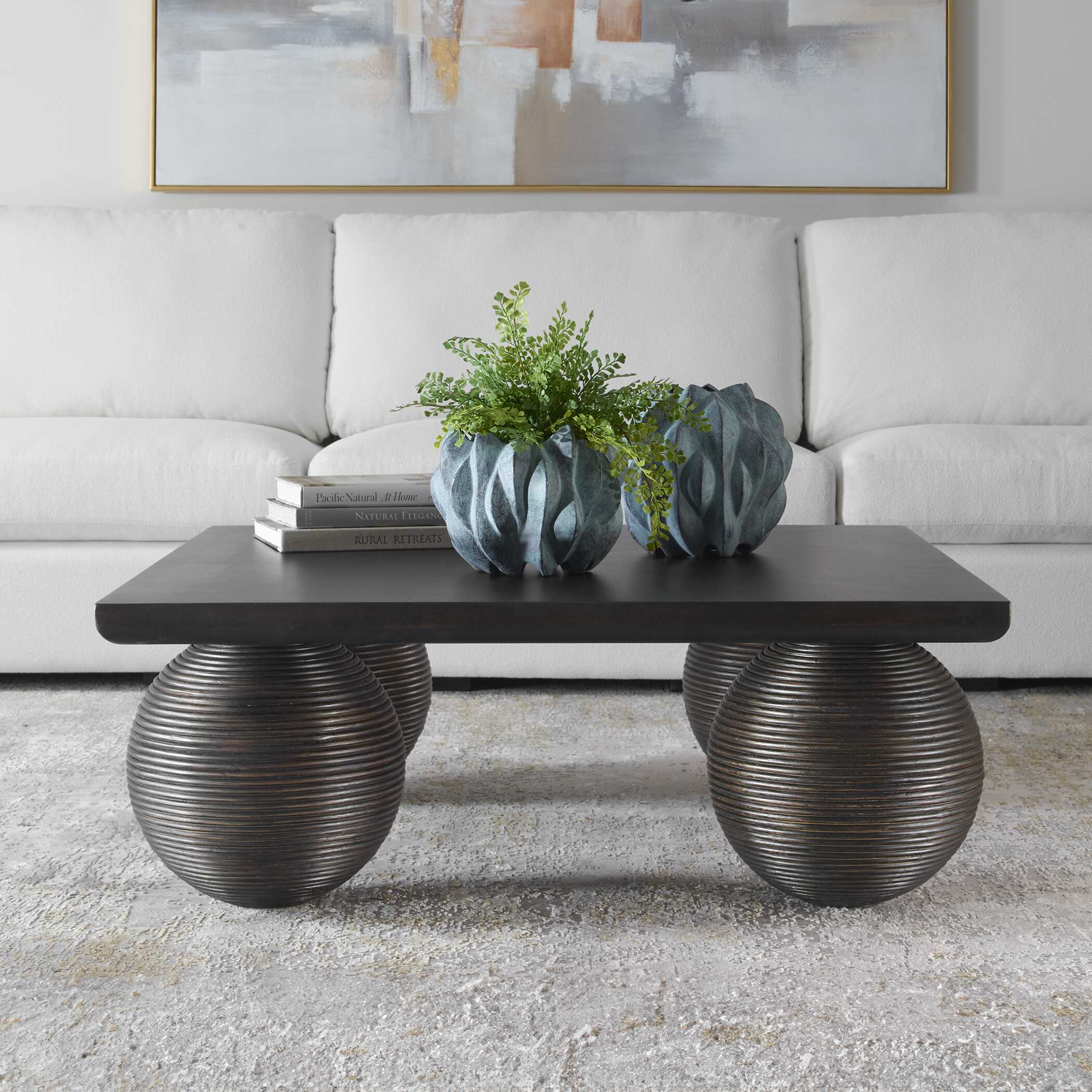 Kasson Sphere Leg Coffee Table - Image 3