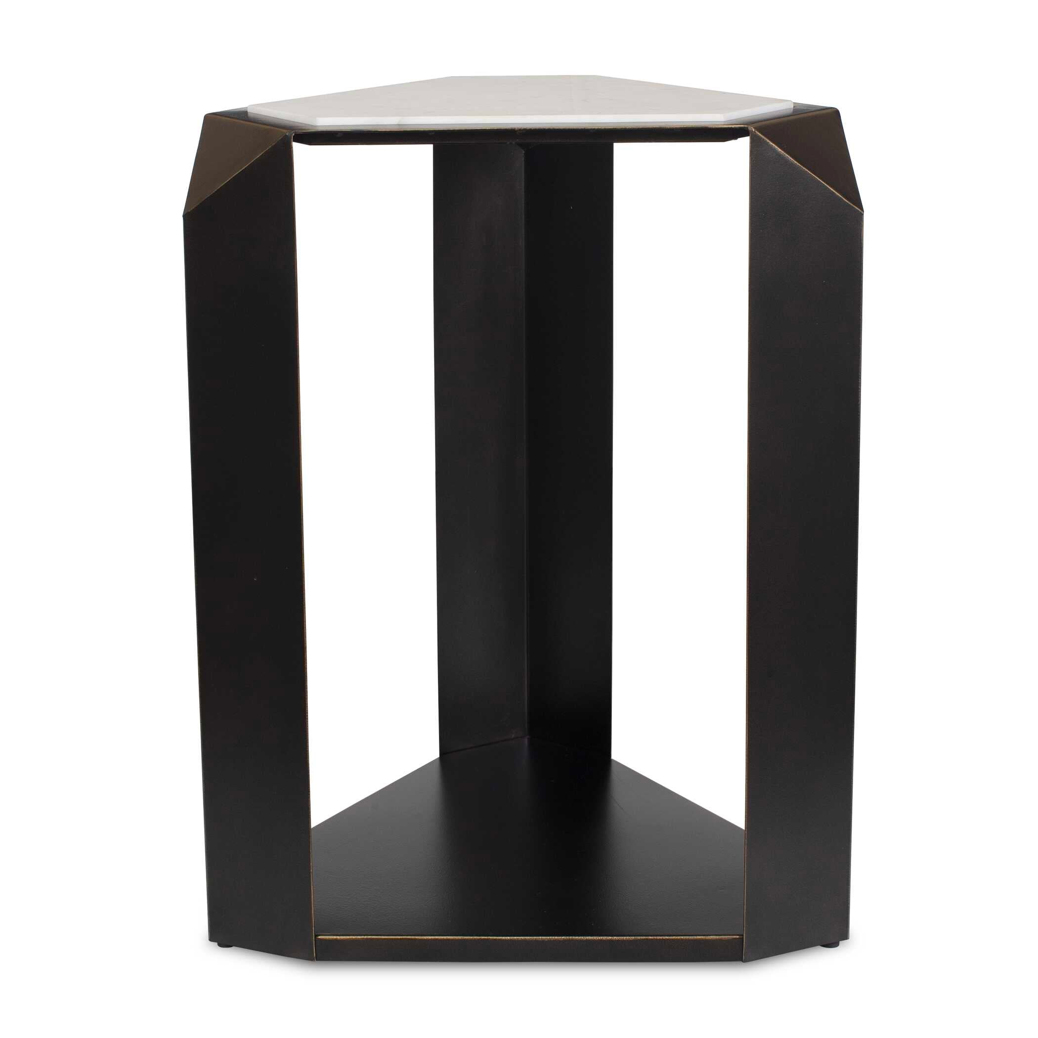 Keenan Geometric Accent Table