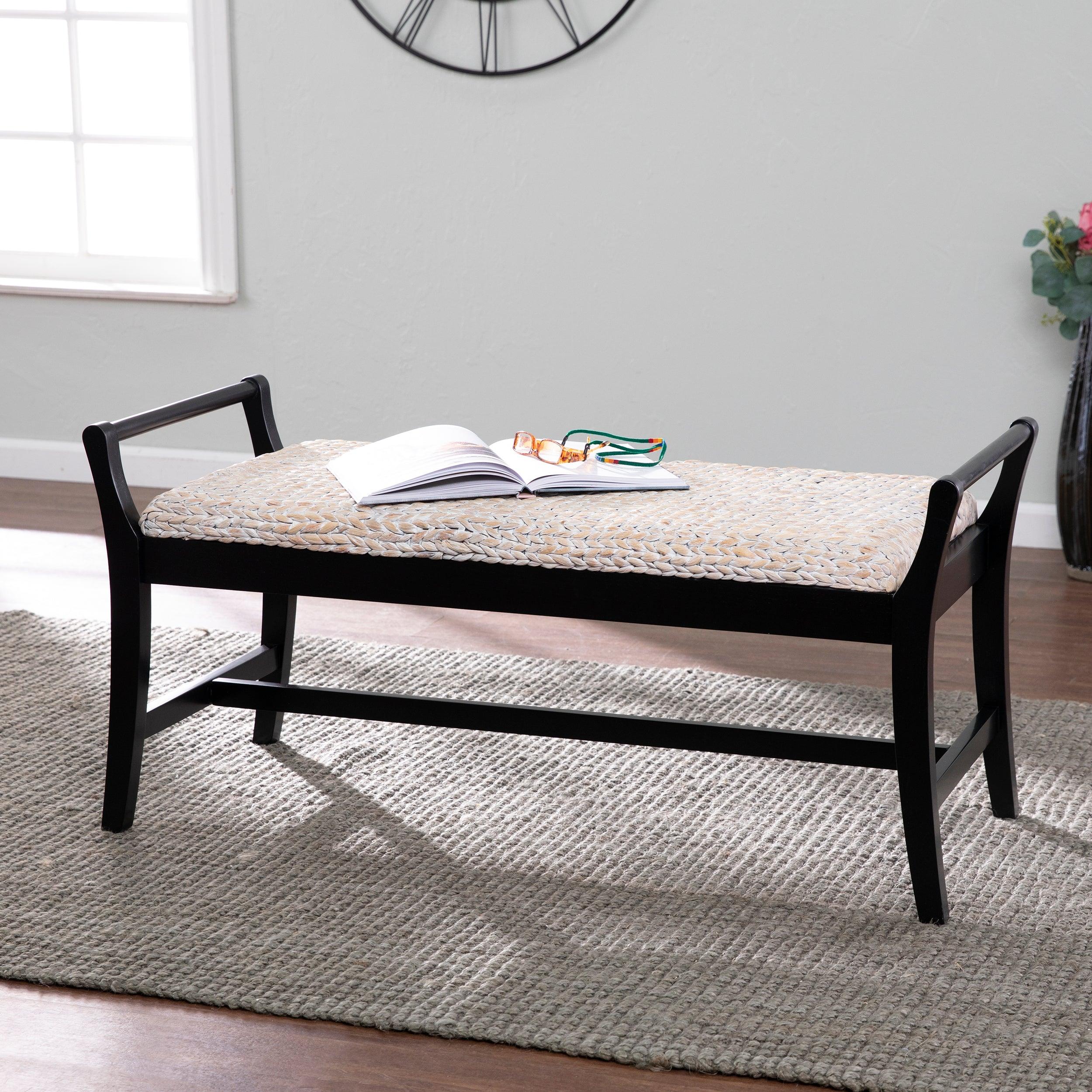 Kellworth Water Hyacinth Bench - Image 2