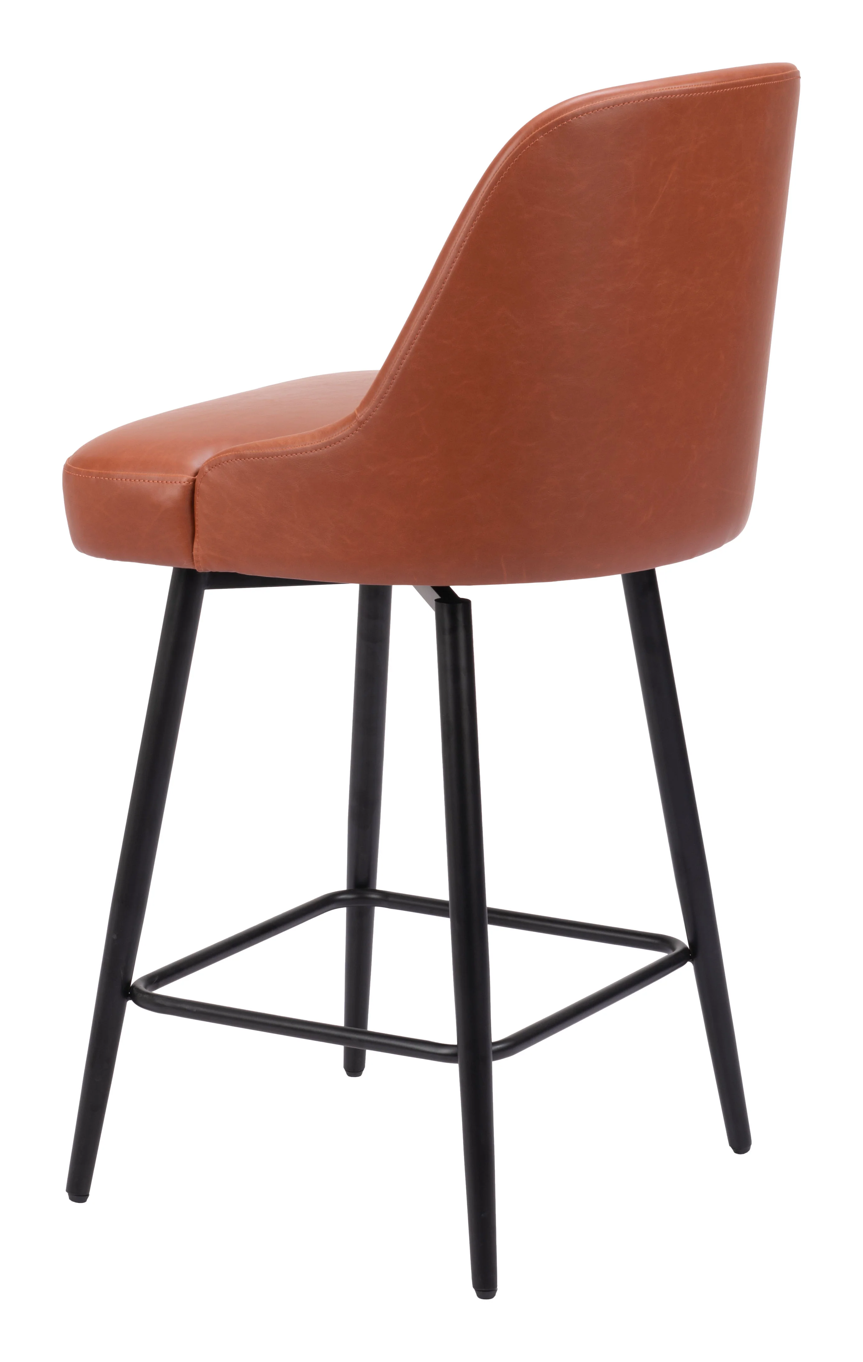 Keppel Swivel Counter Stool Brown - Image 5