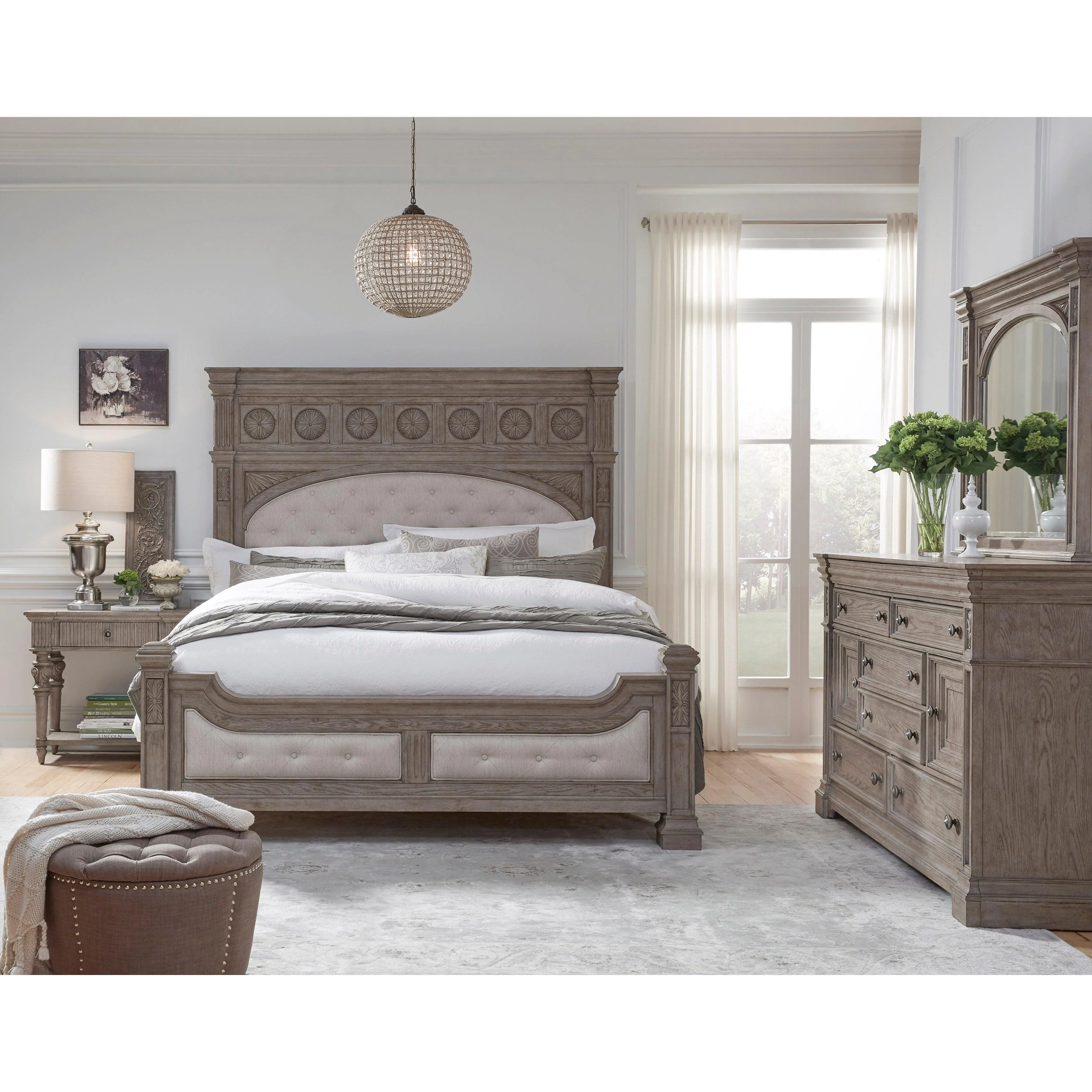 Kingsbury 1 Drawer USB Charging Open Nightstand - Image 2