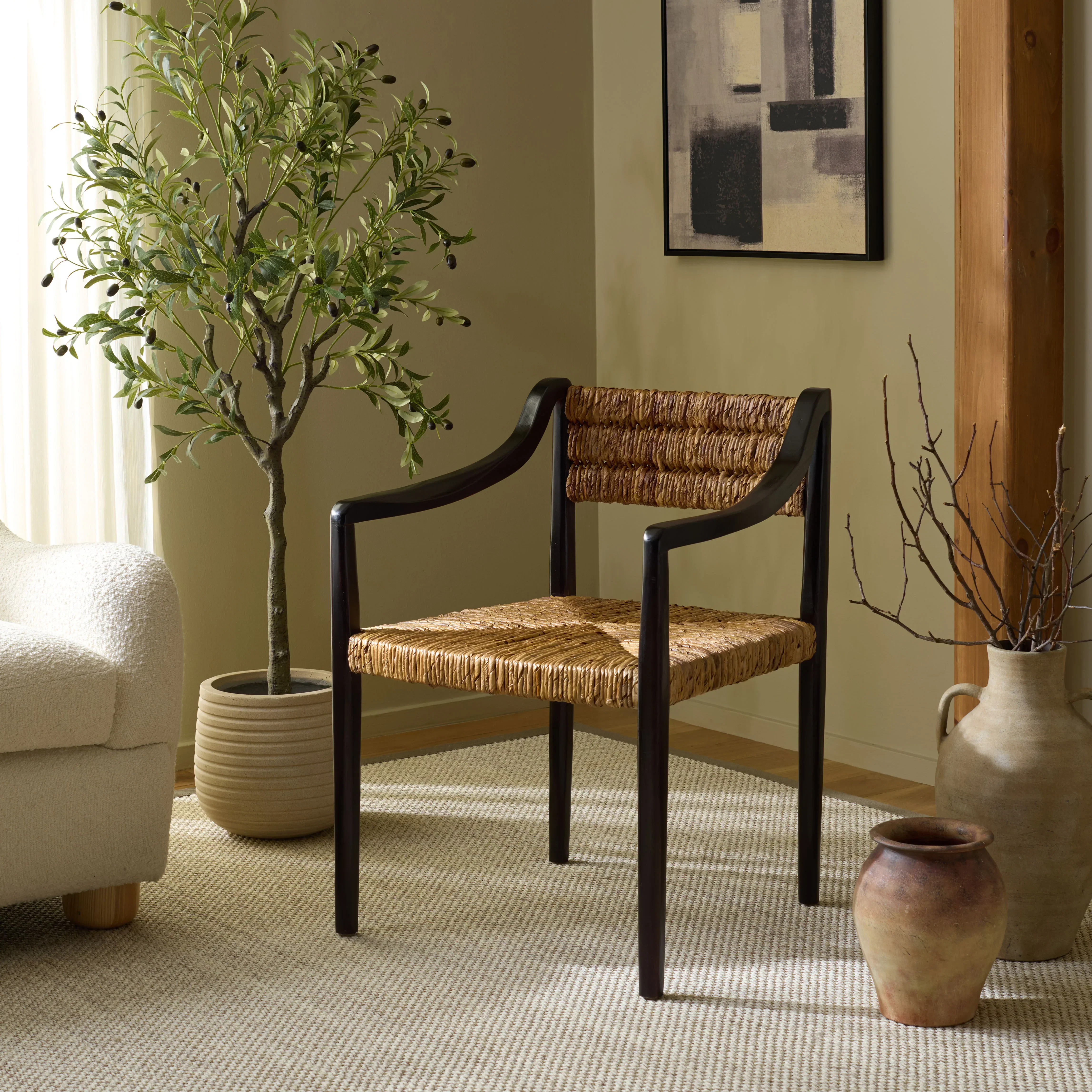 Kona Woven Abaca Dining Chair - Image 2